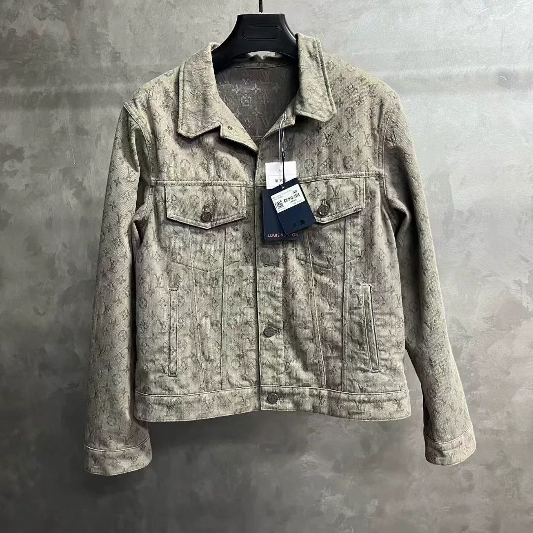 Louis Vuitton Louis Vuitton Denim Brown Light Jacket s Men Size US S / EU 44-46 / 1 - 1 Thumbnail