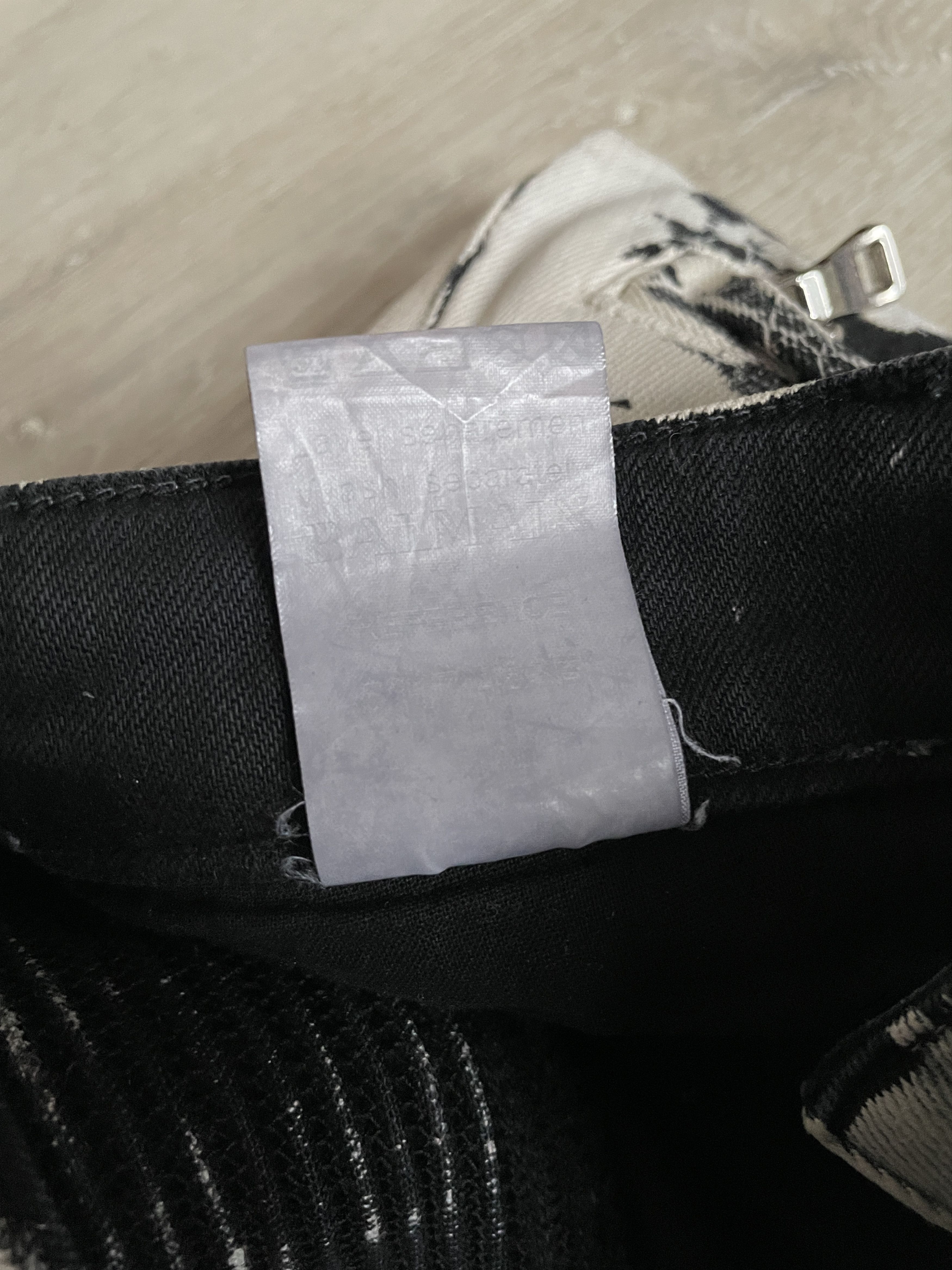 Balmain Balmain SS11 spiderweb bikers by Christophe Decarnin Size 28" / US 6 / IT 42 - 11 Thumbnail