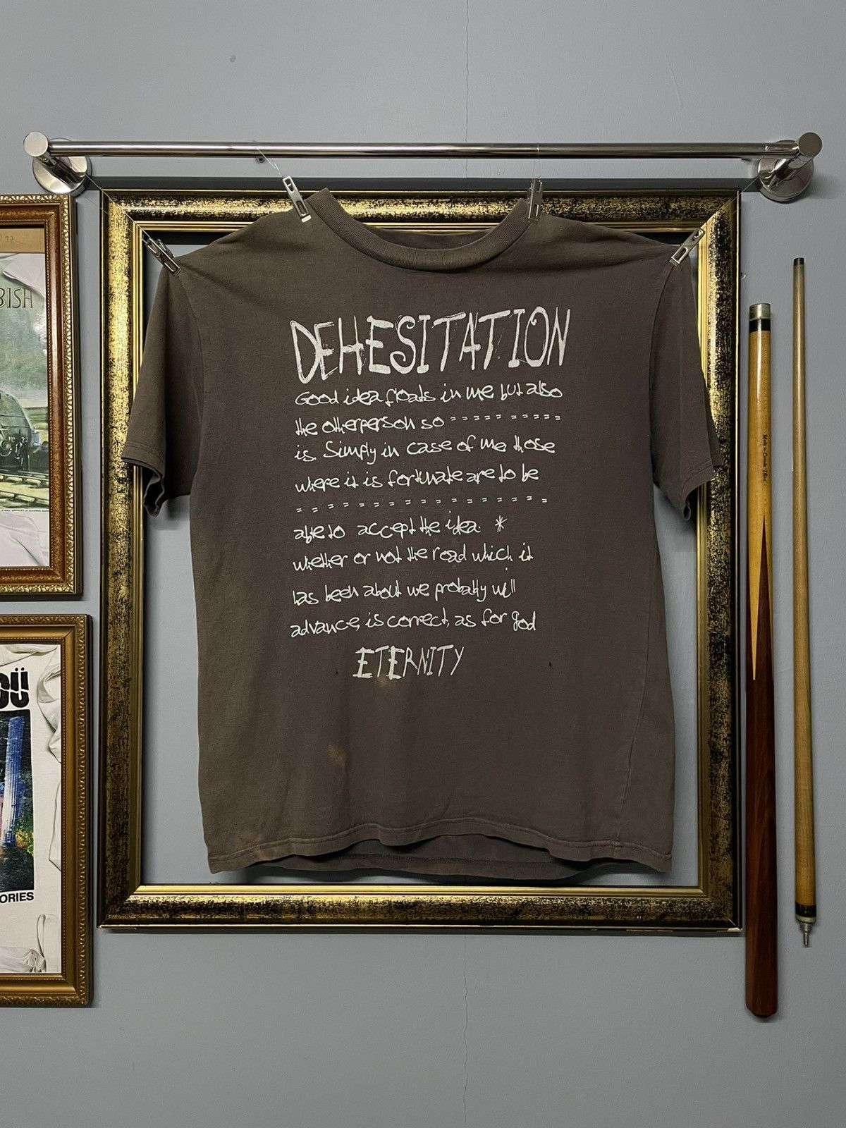 Japanese Brand Vintage 90s Japan Beaumere Poem Eternity Sunfaded Trash Tee Size US M / EU 48-50 / 2 - 1 Thumbnail