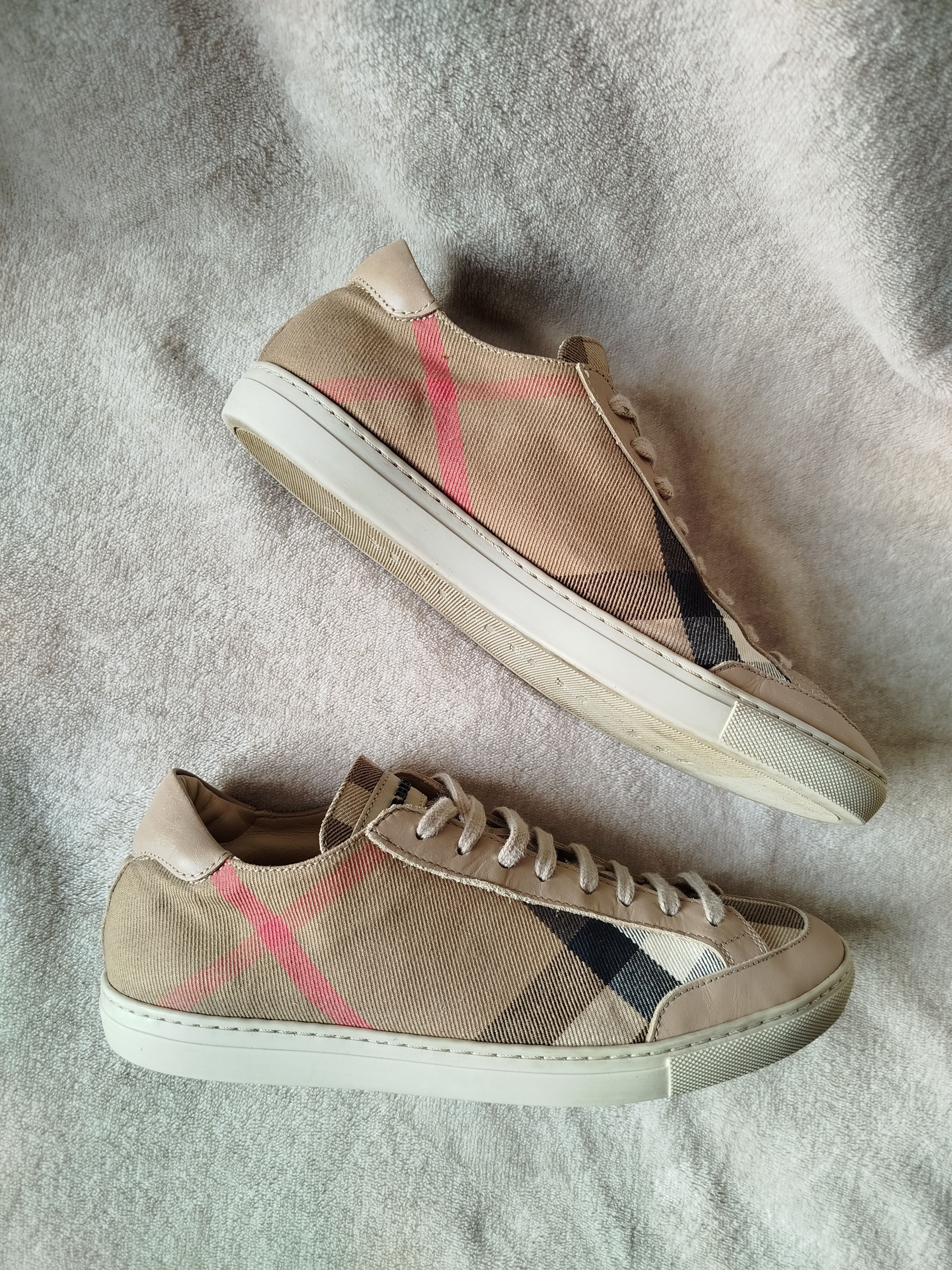 Burberry Burberry Hartsfield check house sneakers 38.5 Size US 7.5 / IT 37.5 - 4 Thumbnail