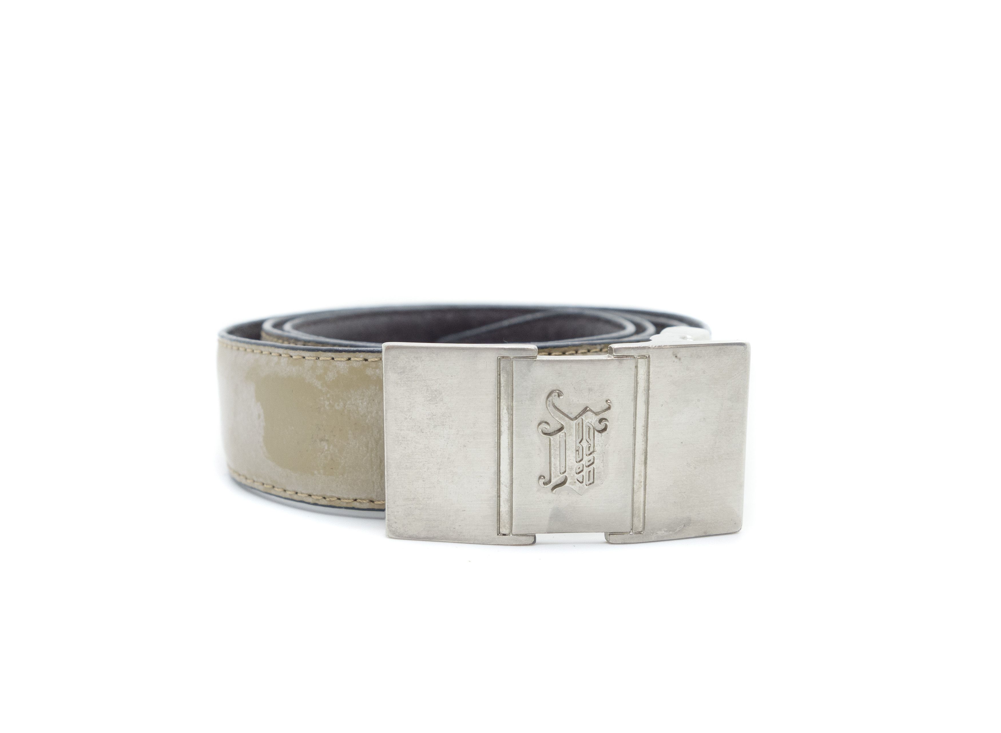 Versace 90S Logo Leather Belt Vintage Size ONE SIZE - 1 Thumbnail