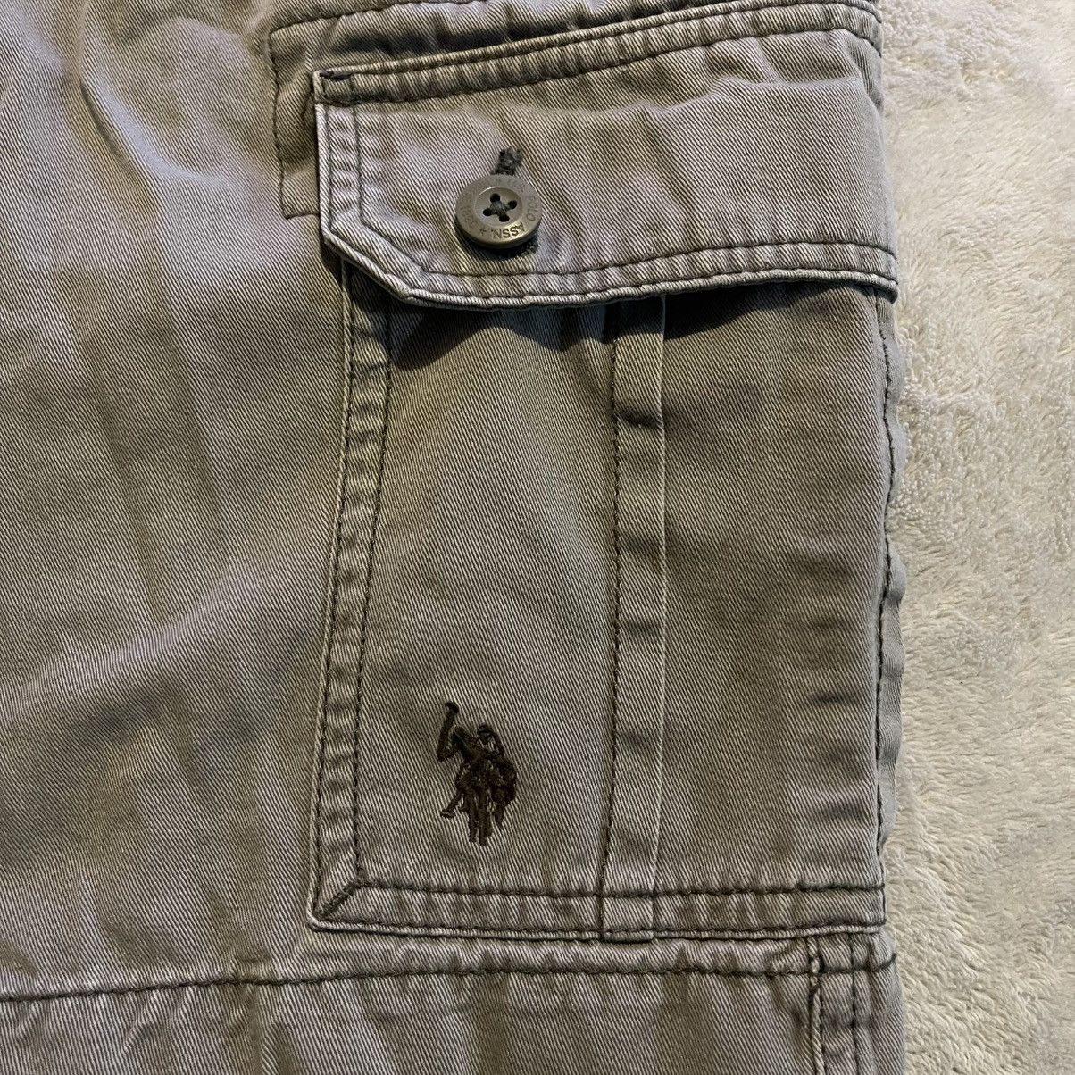 U.S. Polo Assn. US Polo Assn Mens Gray Cargo Shorts Size 36 Military Style Size US 36 / EU 52 - 12 Thumbnail
