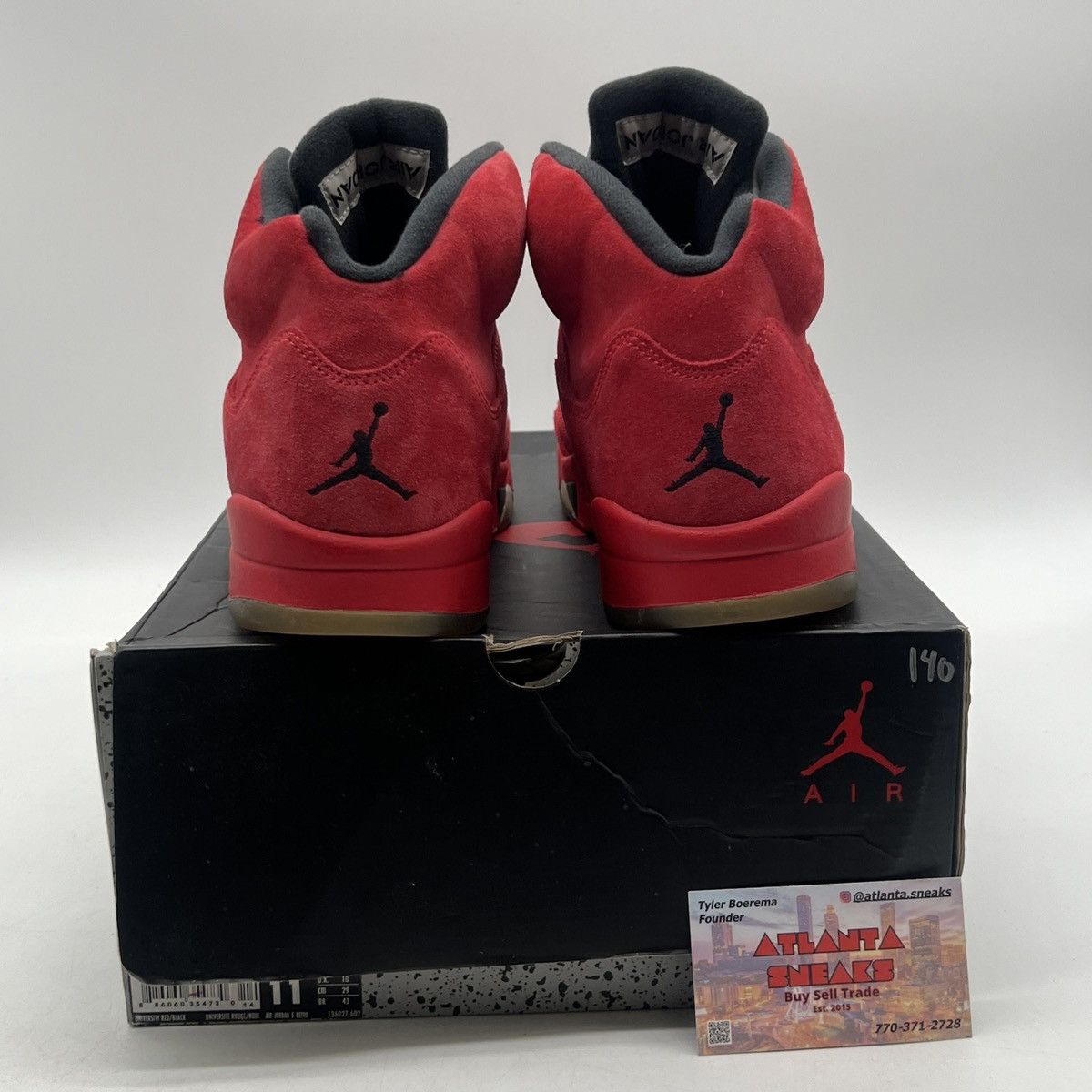 Jordan Brand Air Jordan 5 red suede Size US 11 / EU 44 - 3 Thumbnail
