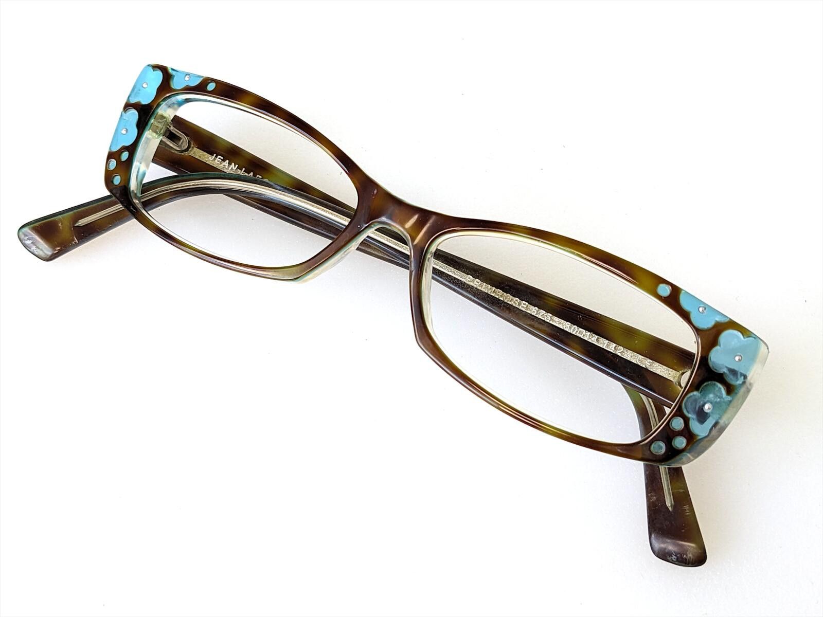 Other Jean Lafont Primrose Women Eyeglasses France | Tortoise Blue Size ONE SIZE - 8 Thumbnail