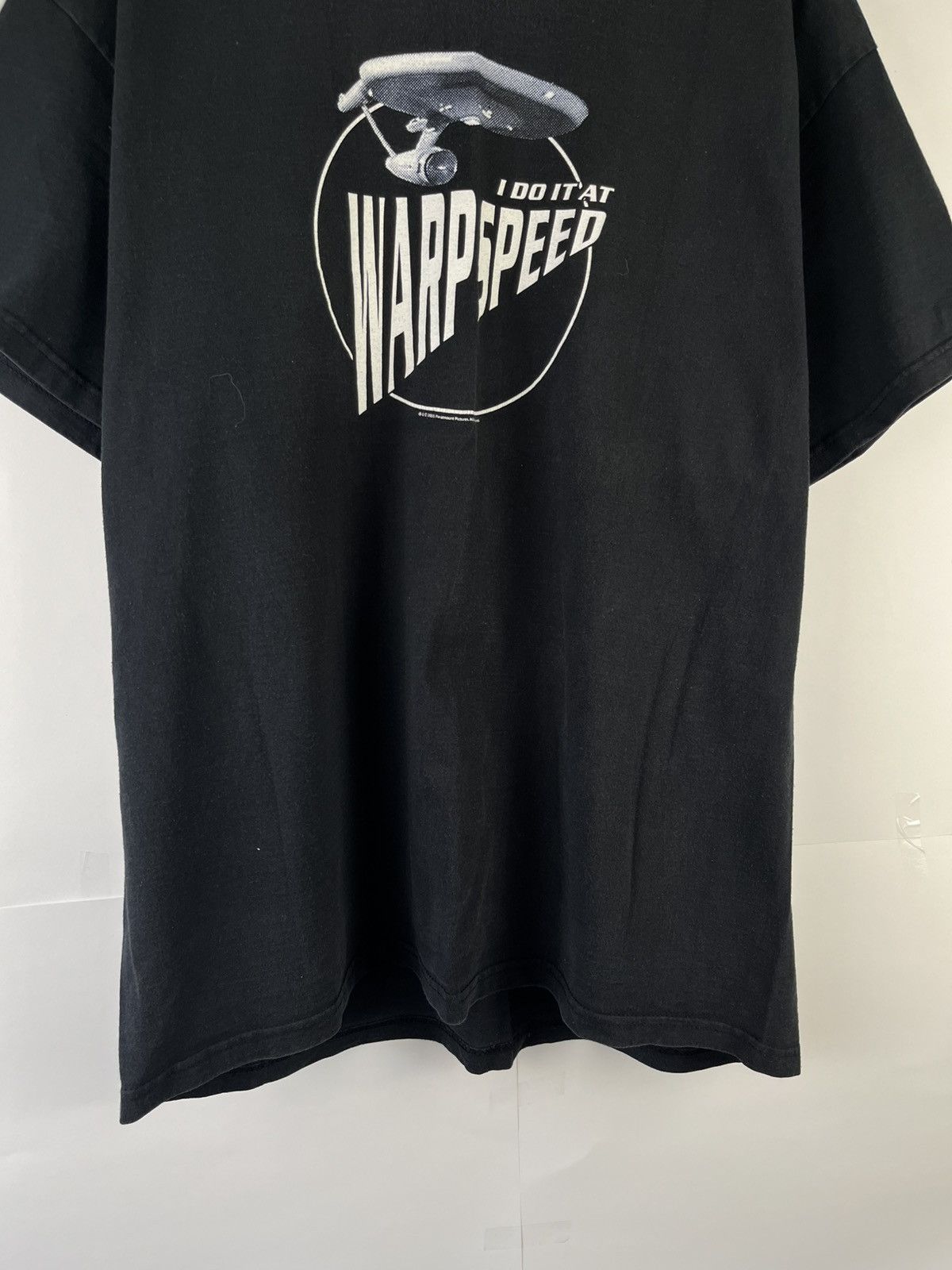 Vintage Star Trek Warp Speed Vintage 00’s Rare Tee Shirt Size US XL / EU 56 / 4 - 4 Thumbnail