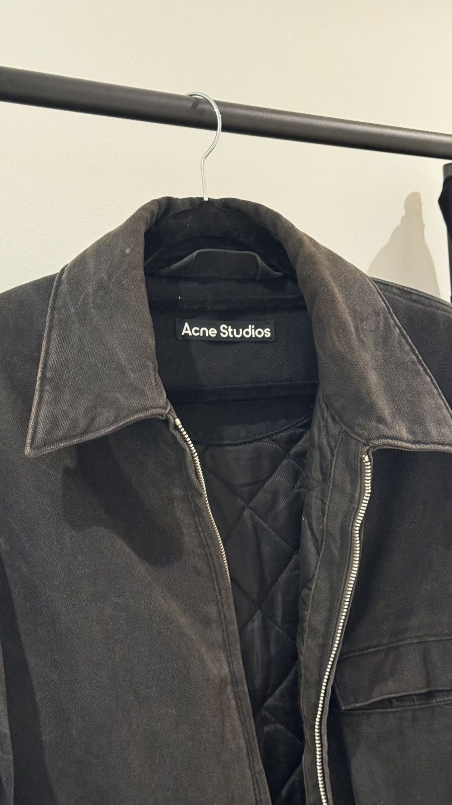 Acne Studios Acne Studios Stonewash Black Denim Jacket like Carhartt Size US M / EU 48-50 / 2 - 4 Thumbnail