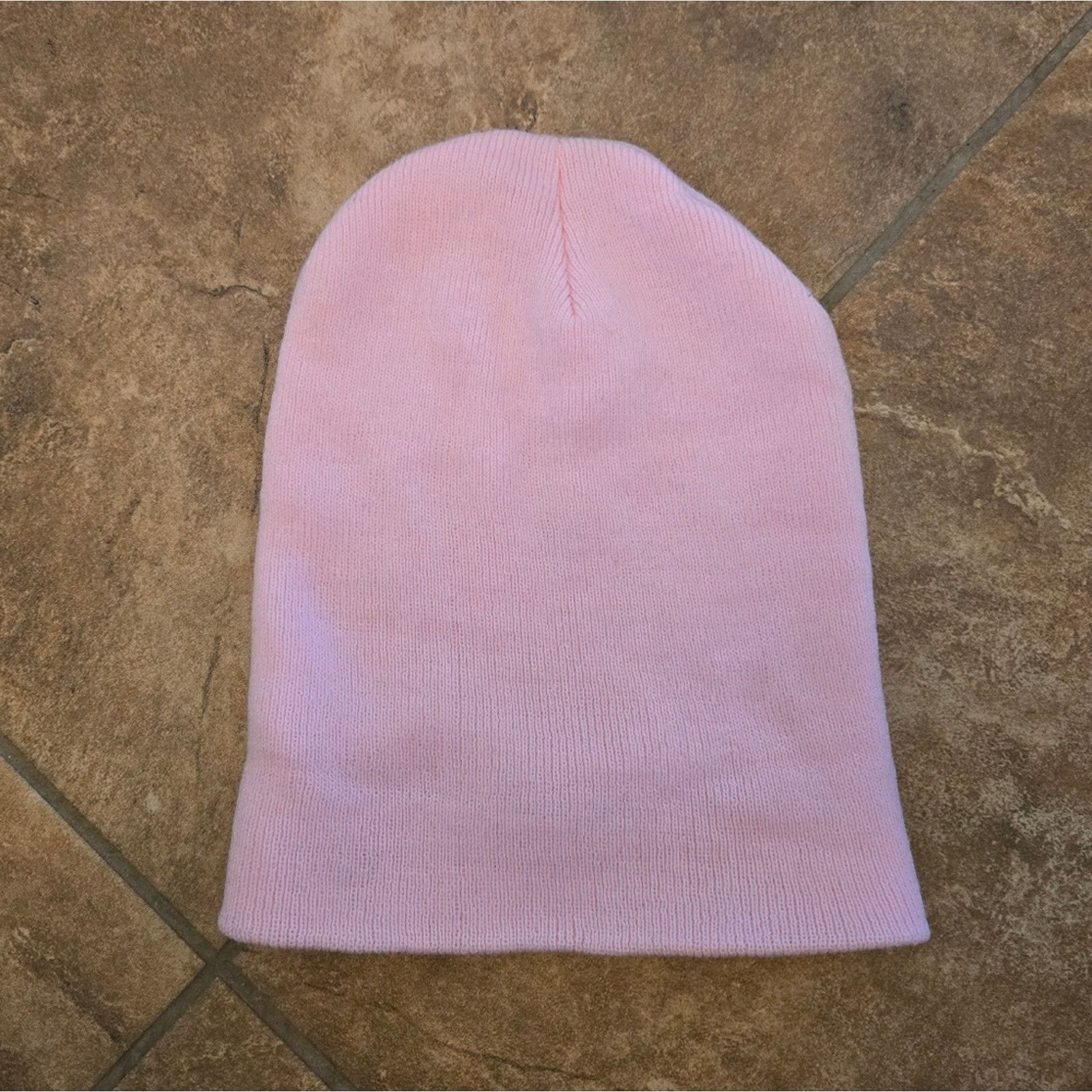 Other Light Pink Solid Sexy Beanie Size ONE SIZE - 2 Thumbnail