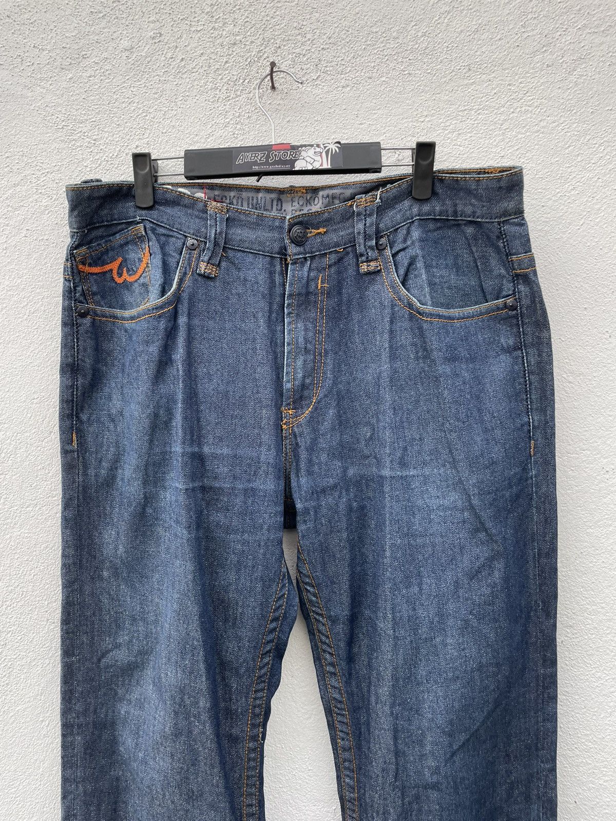 Ecko Unltd. Vintage Y2K Ecko Unltd Baggy Denim Jeans Size US 37 - 3 Thumbnail