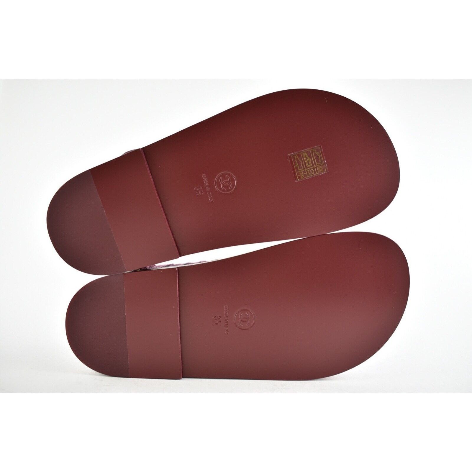 Chanel Chanel 21A Pink Velvet Denim CC Logo Mule Slide Strap Flat Size US 5 / IT 35 - 12 Thumbnail