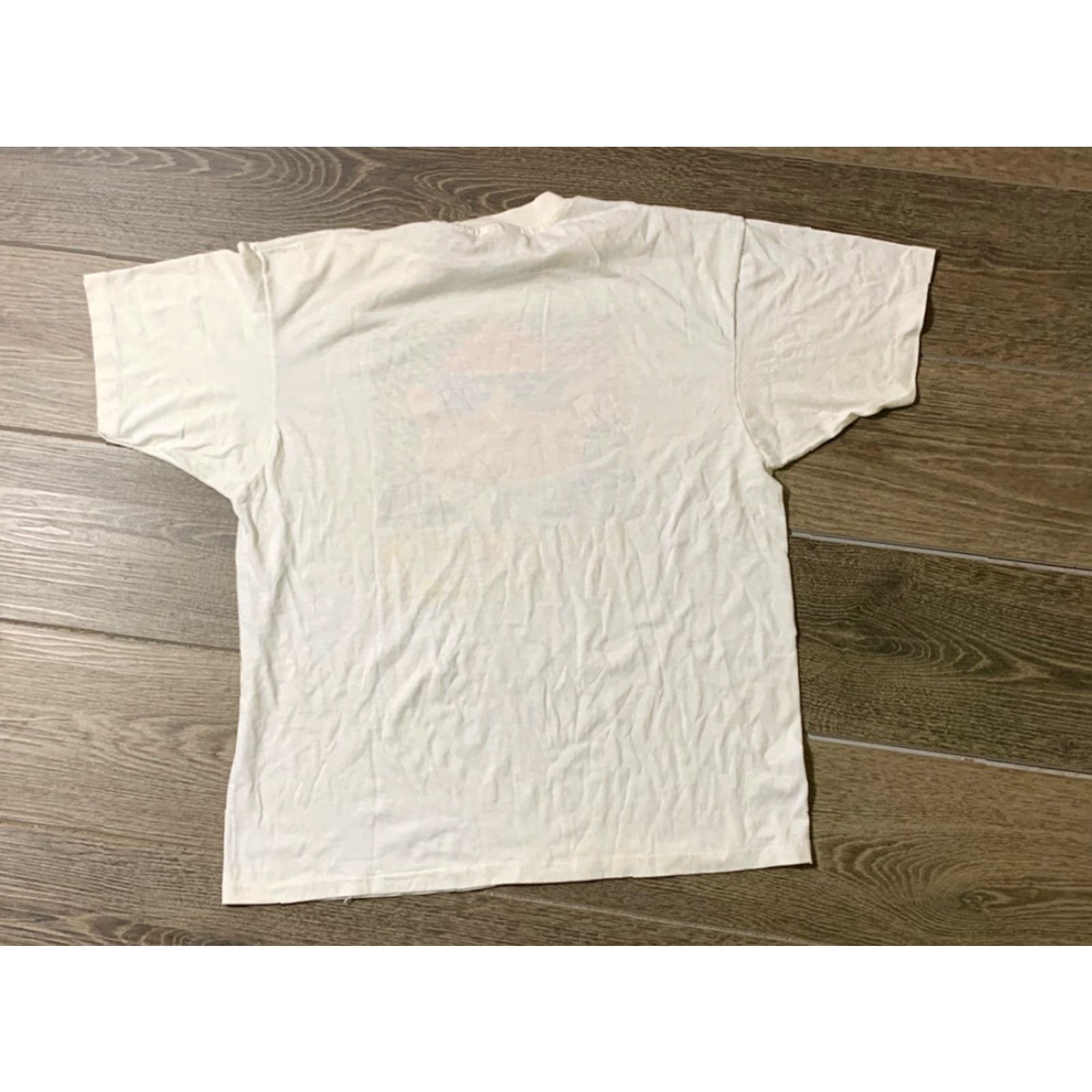 Hanes VINTAGE 80s John Long Art Stitch Mr Potato Head Short Sleeve T Shirt White XL Mens Size US XL / EU 56 / 4 - 5 Thumbnail