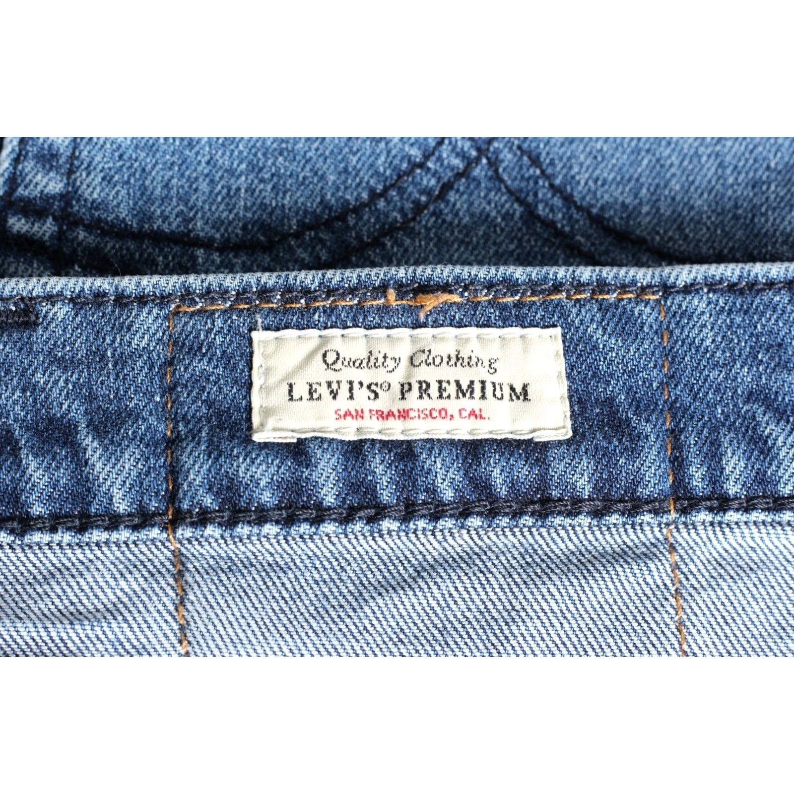 Levi's LEVI’S 502 Tapered Jeans Men 34x30 34x32 Premium Big E Stretch Denim Blue Regular Zip 5-Pocket Size US 34 / EU 50 - 7 Thumbnail
