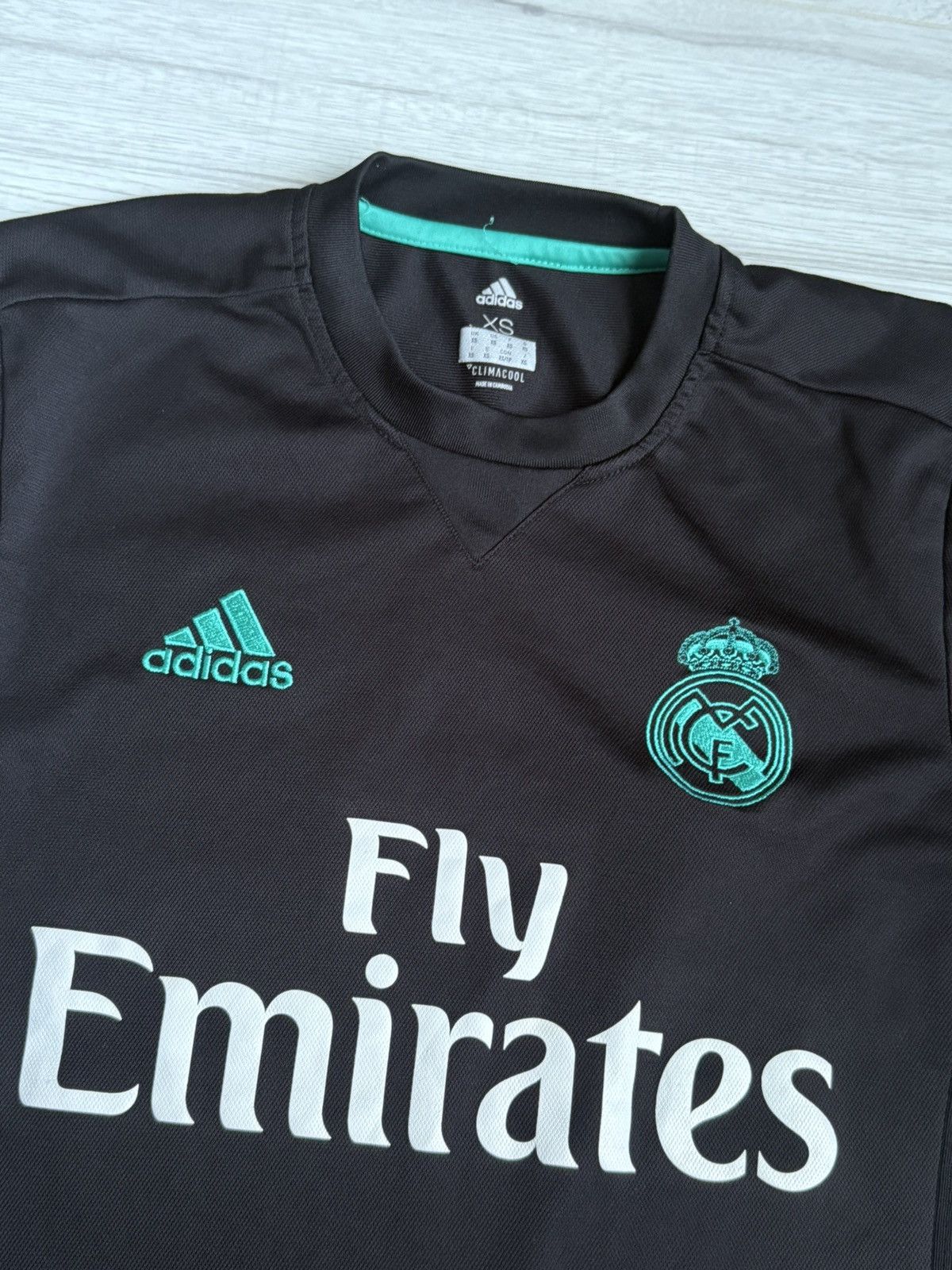Adidas Real Madrid 2017/18 Away Jersey Adidas Fly Emirate shirt Size US XS / EU 42 / 0 - 4 Thumbnail