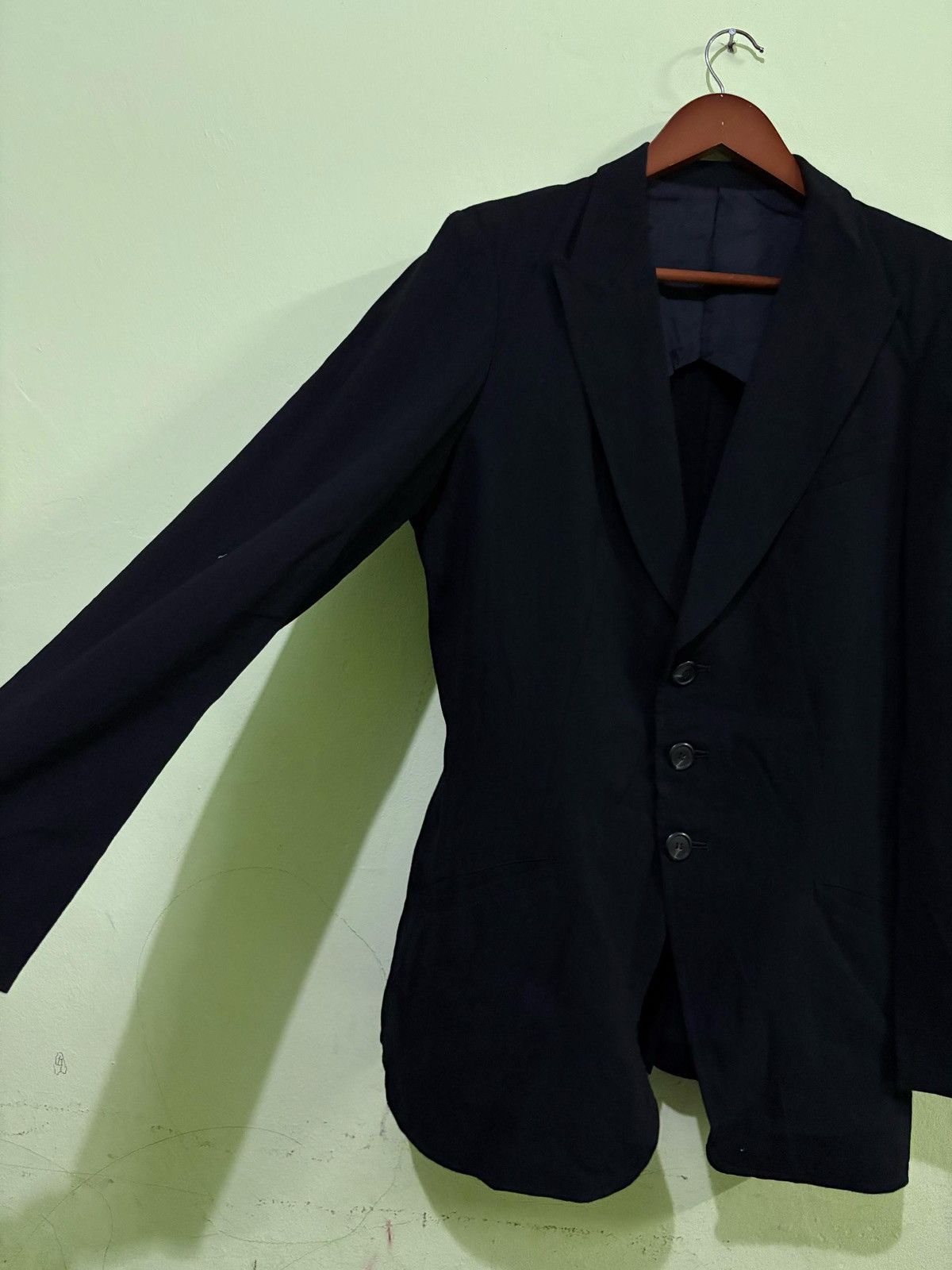 Y's × Yohji Yamamoto Yohji Yamamoto Y’s Rayon Jacket Design Rare Black Fashion Size US M / EU 48-50 / 2 - 2 Thumbnail