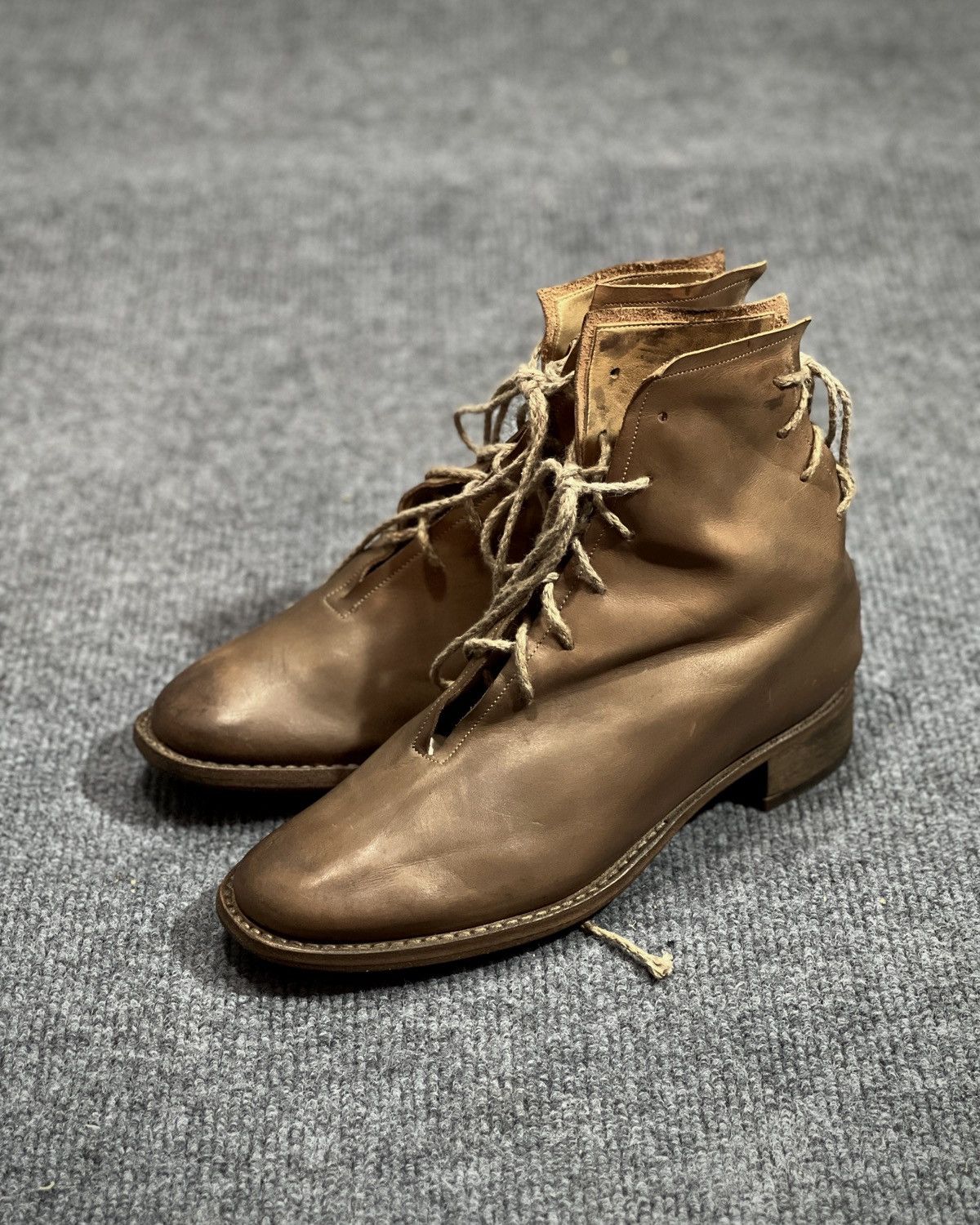 Cherevichkiotvichki Cherevichkiotvichki one piece lace up ankle boot Size US 8 / IT 38 - 1 Thumbnail