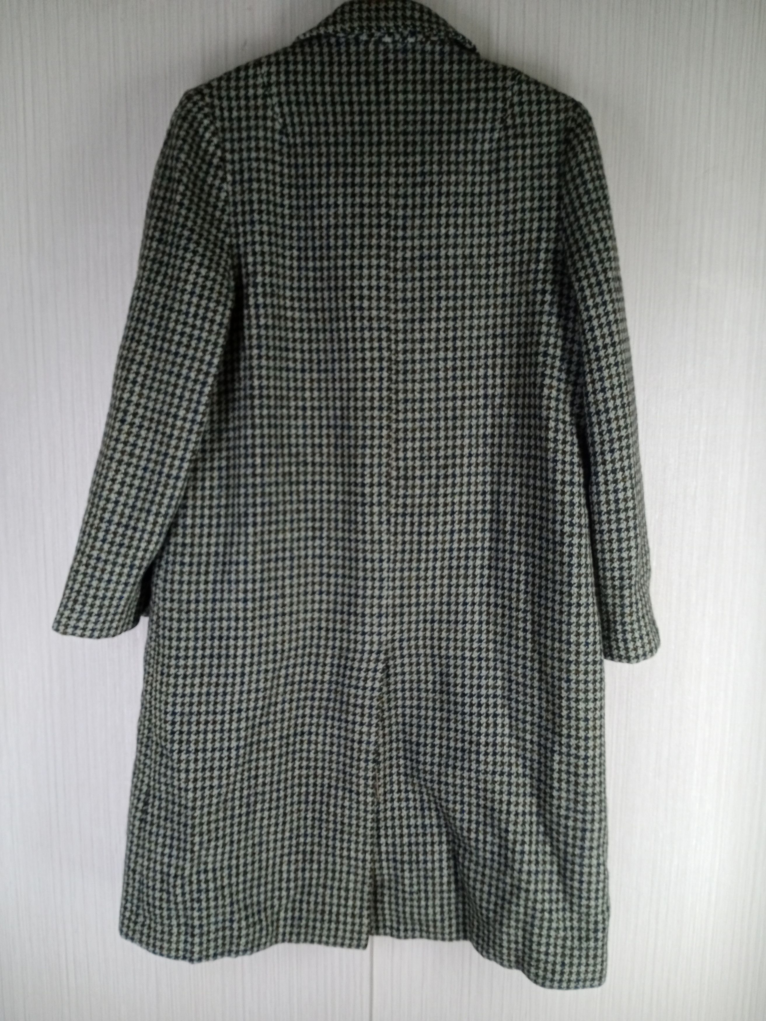 Harris Tweed Rare Vintage 80s Harris Tweed Wool Trench Coat Jacket Size US M / EU 48-50 / 2 - 8 Thumbnail