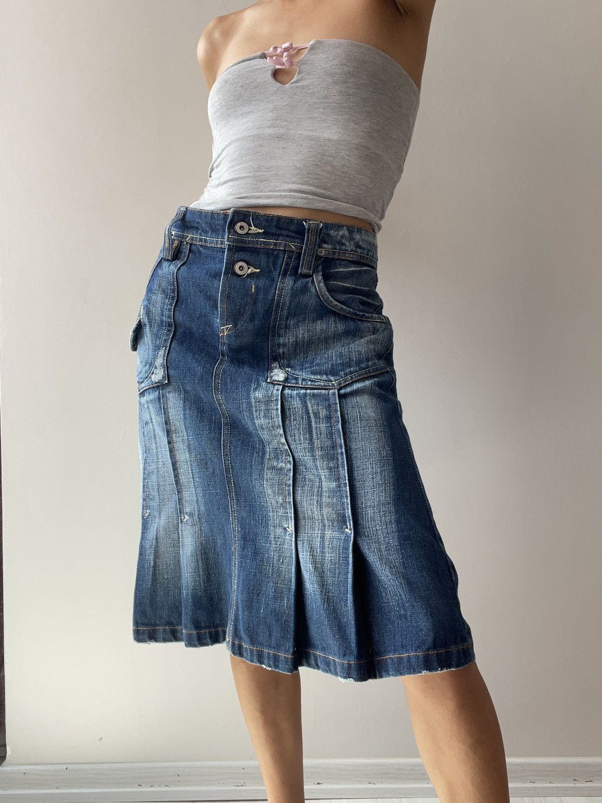 Vintage y2k mng skirt Size 26" / US 2 / IT 38 - 4 Thumbnail