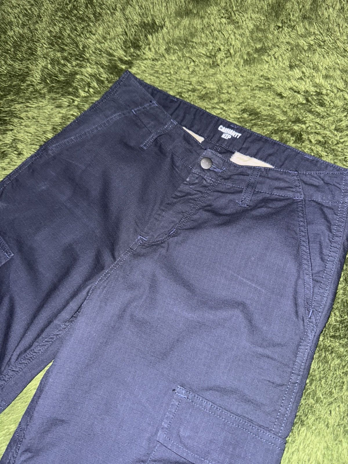Carhartt Wip [30X32] Carhartt WIP Loose Fit Ripstop Cargo Pants Navy Size US 30 / EU 46 - 2 Thumbnail