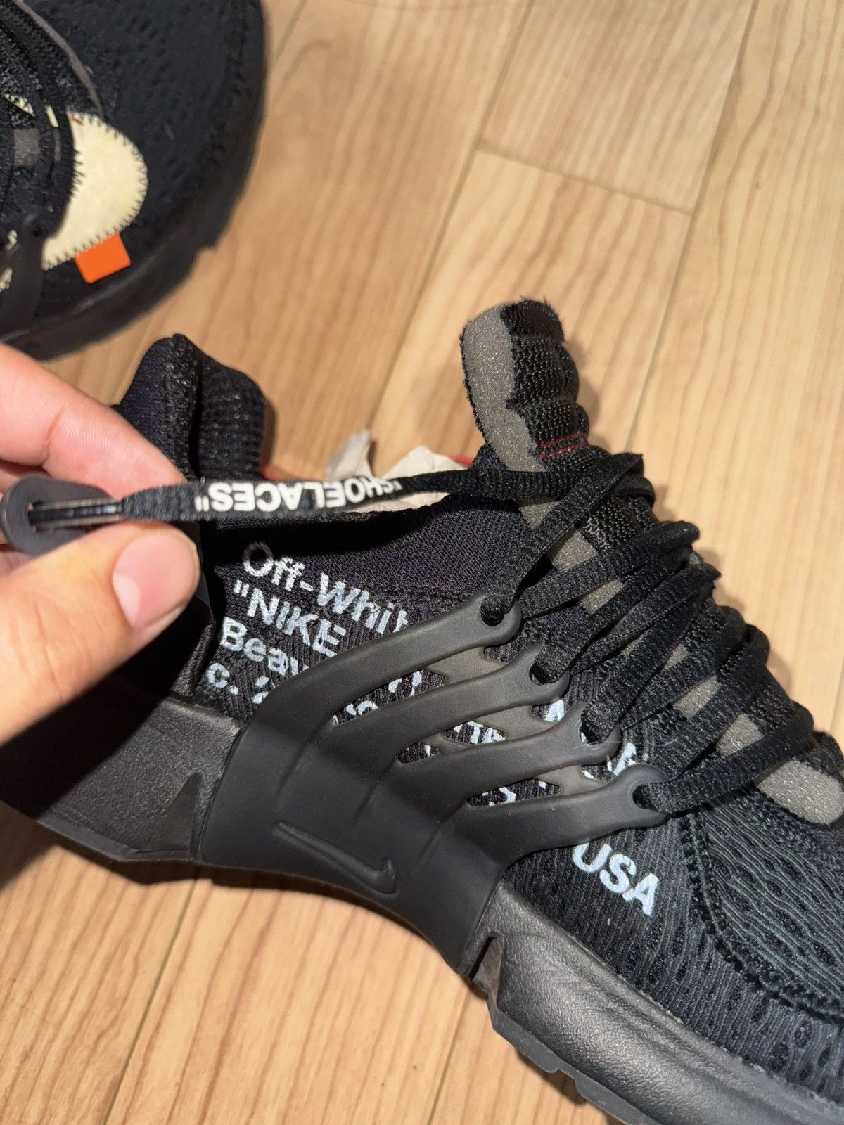Nike × Off-White Black OFF WHITE prestos Size US 10 / EU 43 - 8 Thumbnail