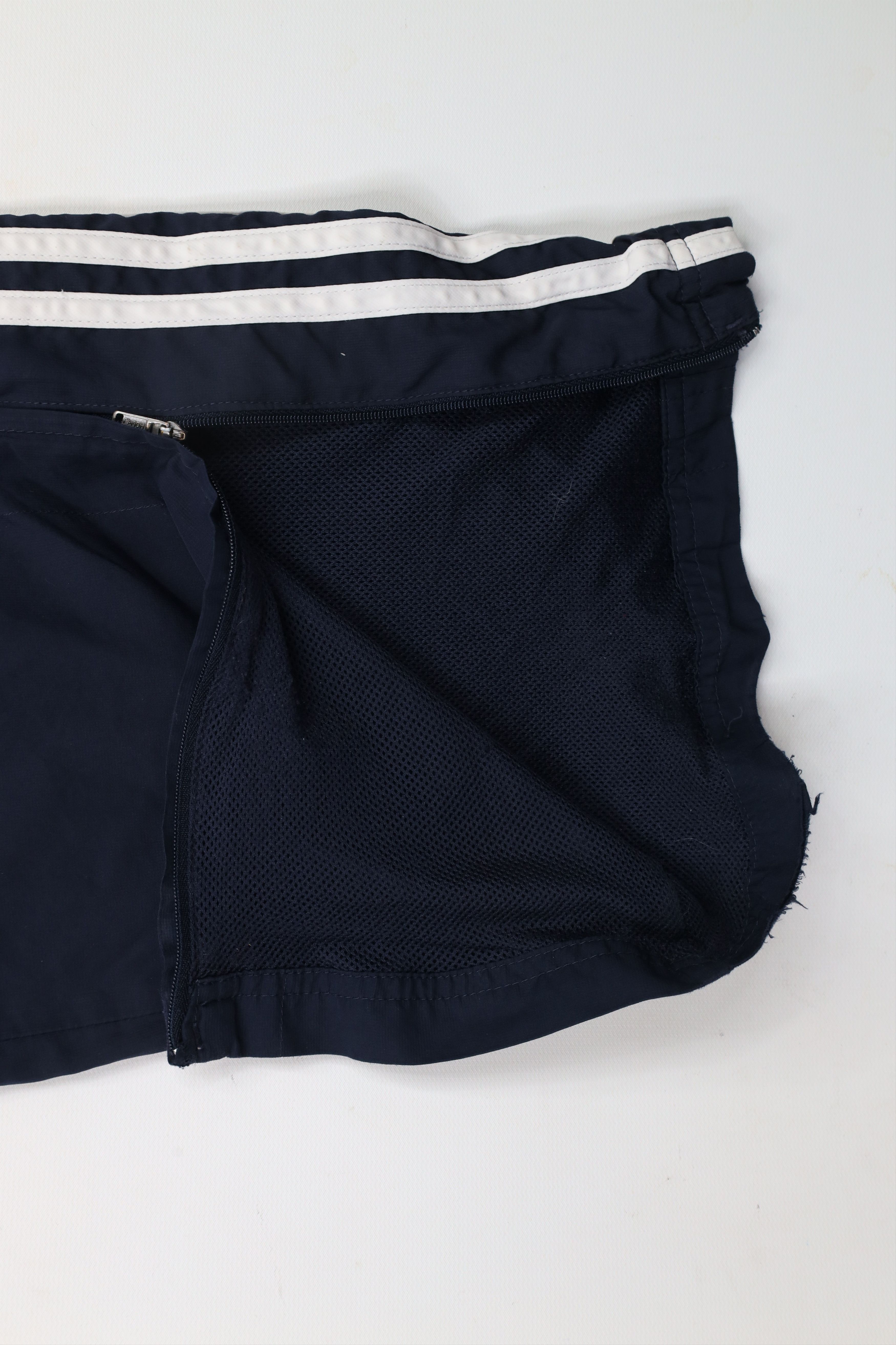 Adidas × Vintage Vintage Adidas Spell Out Striped Lined Wide Leg Pants Blue Size US 34 / EU 50 - 5 Thumbnail