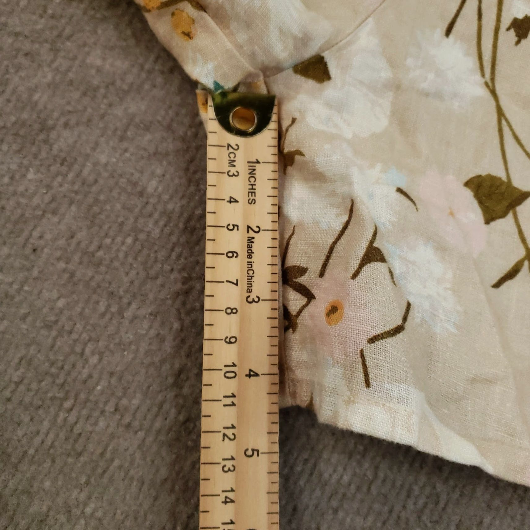 Vintage VINTAGE SPARTINA 449 Audrey Romper Shirt Womens XS Beige Linen Floral Puff Sleeve Adult XS Beige Florals 90s Womens Size 26" / US 2 / IT 38 - 5 Thumbnail