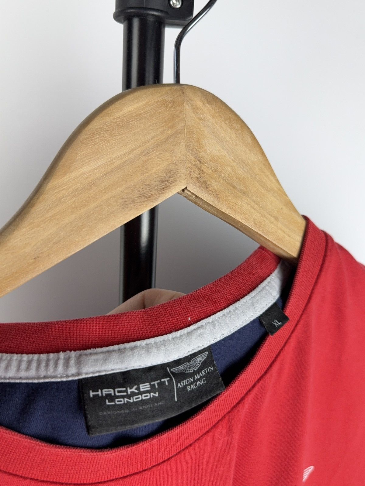 Hackett × Vintage Vintage 00s Hackett Aston Martin Racing T-Shirt Big Logo Size US XL / EU 56 / 4 - 5 Thumbnail