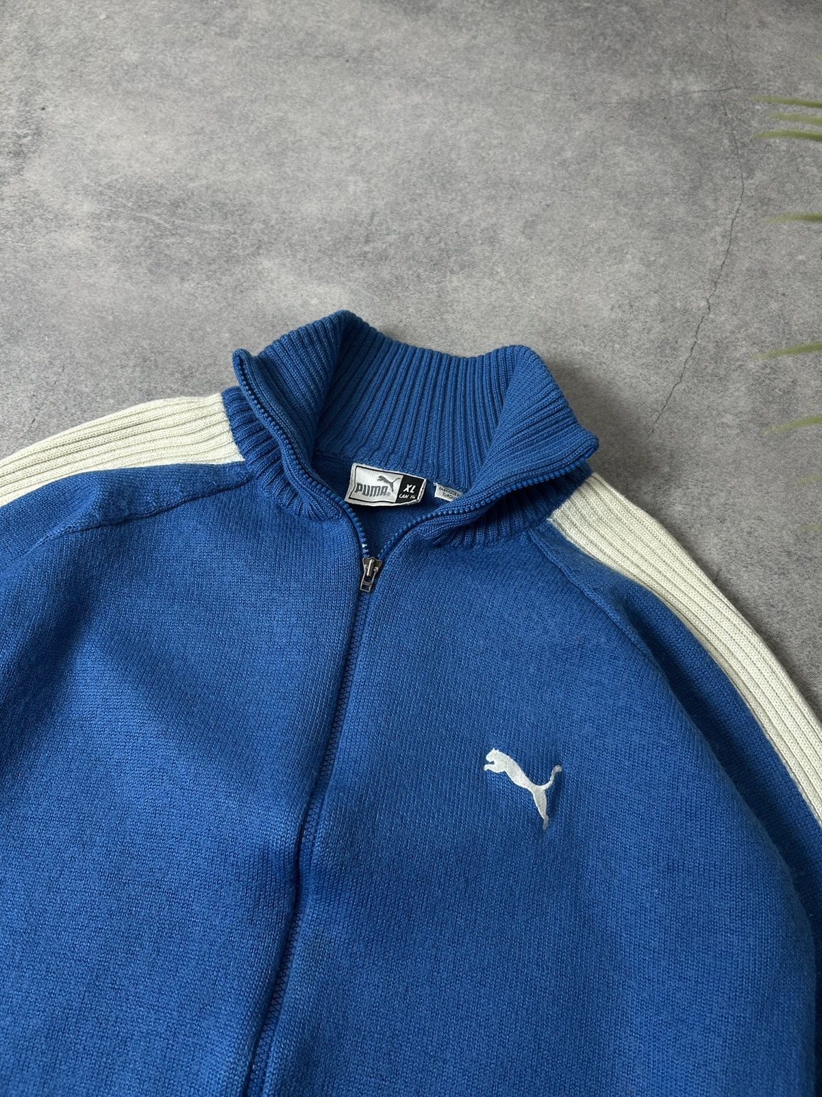 Puma Vintage Puma Wool Zip-Sweatshirt Japanese🇯🇵 style Size US L / EU 52-54 / 3 - 2 Thumbnail