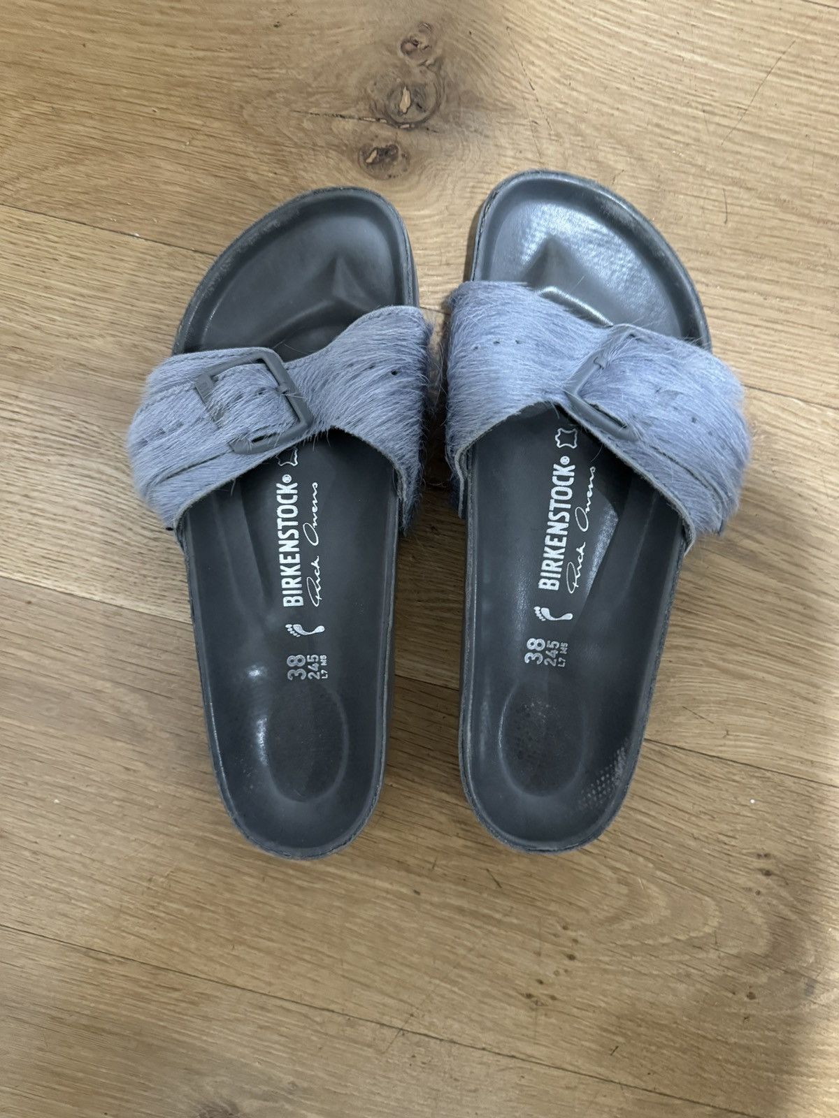 Anteris Com Birkenstock Madrid Big Buckle Gator Anthracite 