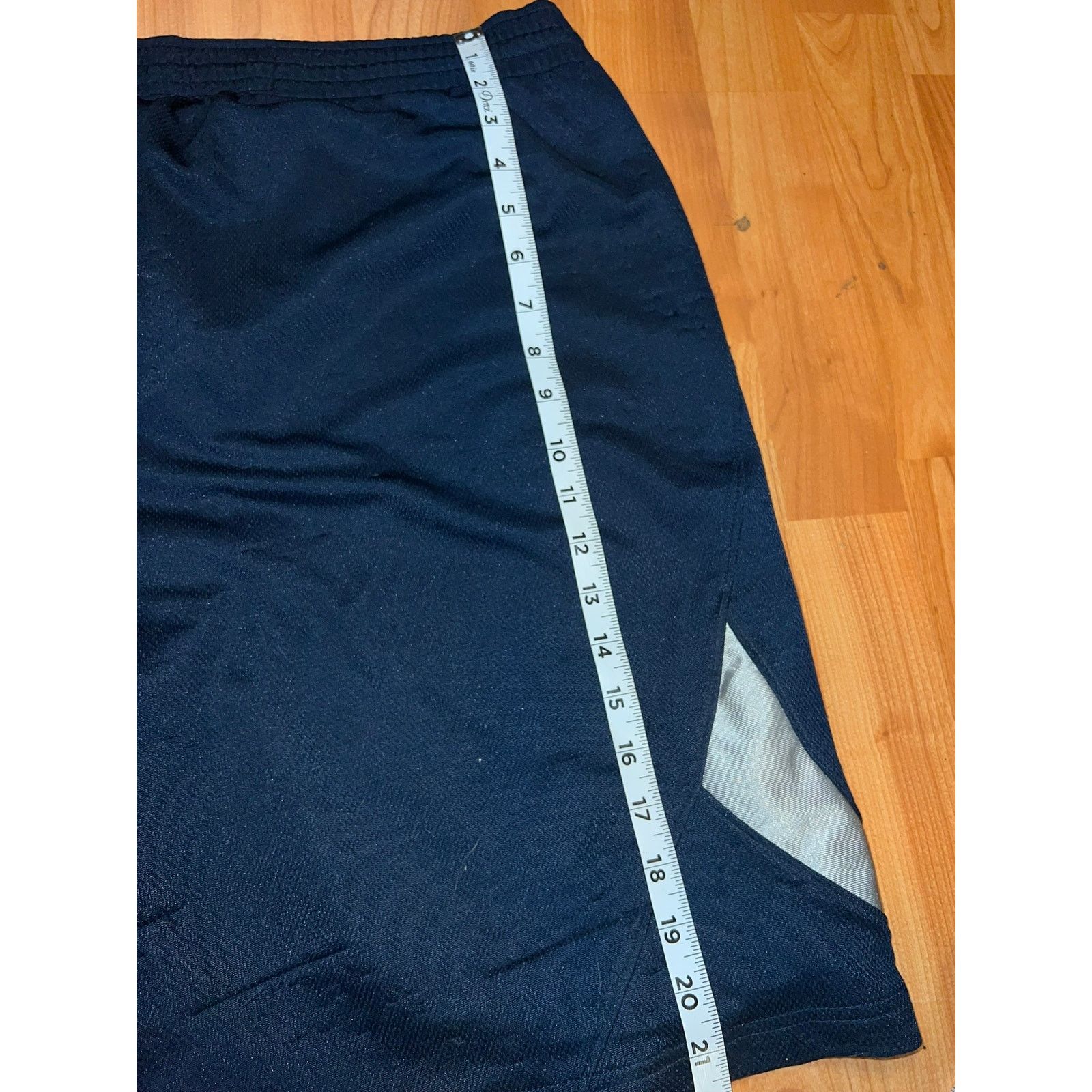 Nike Nike Basketball Shorts Blue Silver Active Wear Bottoms Large Size US 34 / EU 50 - 6 Thumbnail