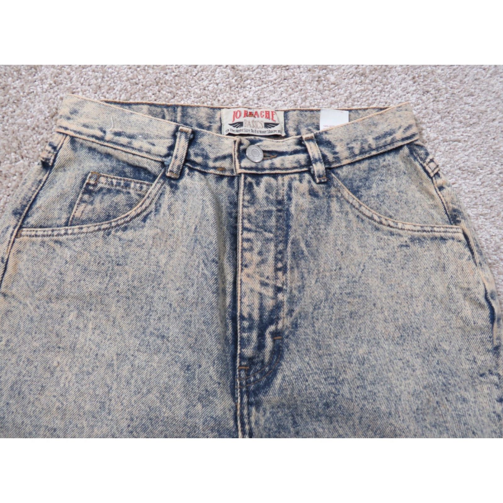 Jordache VTG Jordache Jeans Denim USA Ladies Misses 9 26X27 High Waist Acid wash Blue 1980s Disco Womens Size 26" / US 2 / IT 38 - 4 Thumbnail