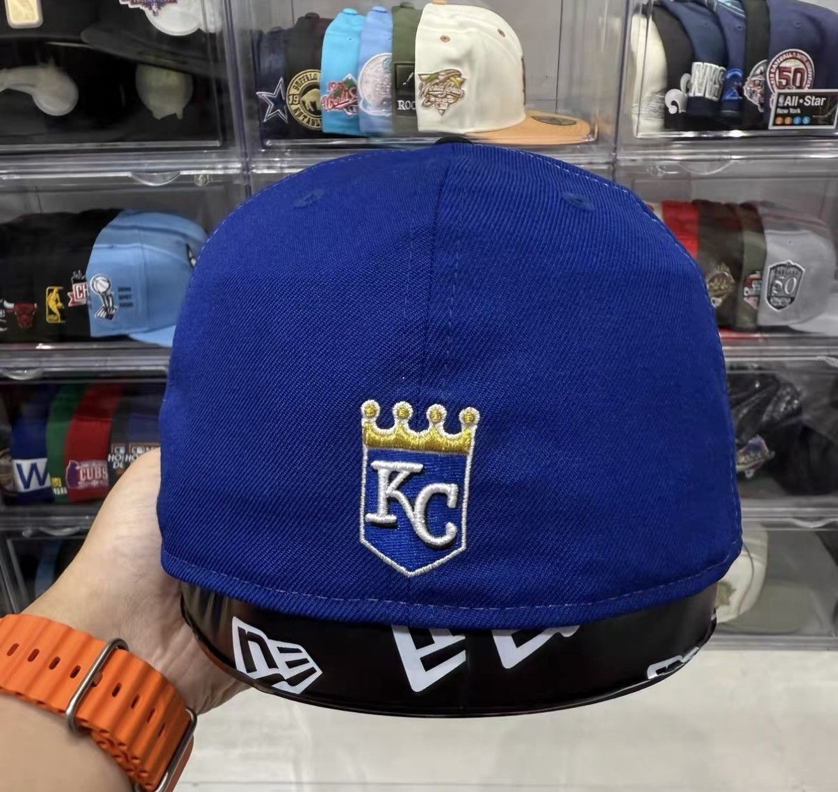 New Era New Era MLB Kansas City Royals Flat Brim Baseball Cap J32 Size ONE SIZE - 3 Thumbnail