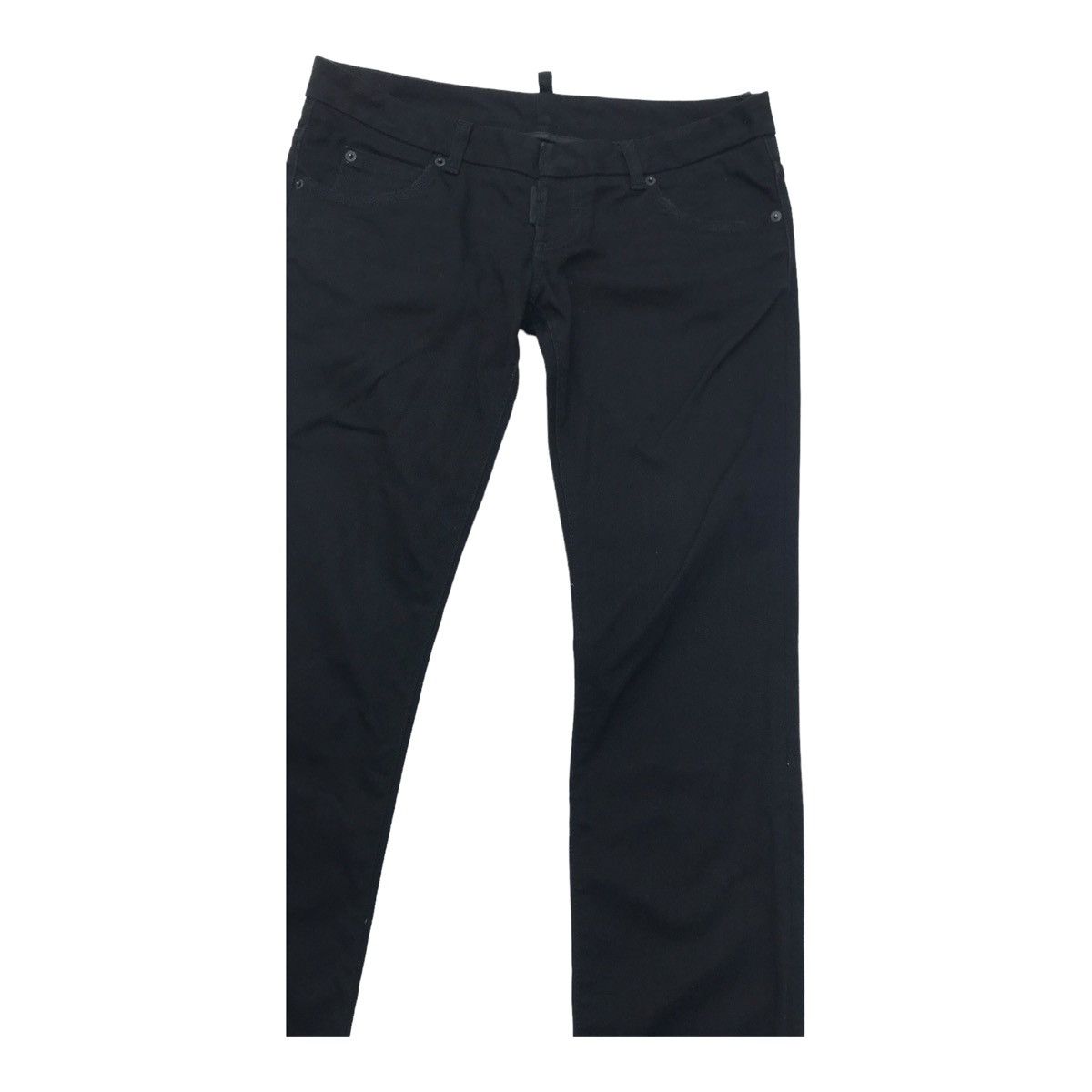 Dsquared2 Dsquared2 Women Black Skinny Pants Size 32" / US 10 / IT 46 - 7 Thumbnail