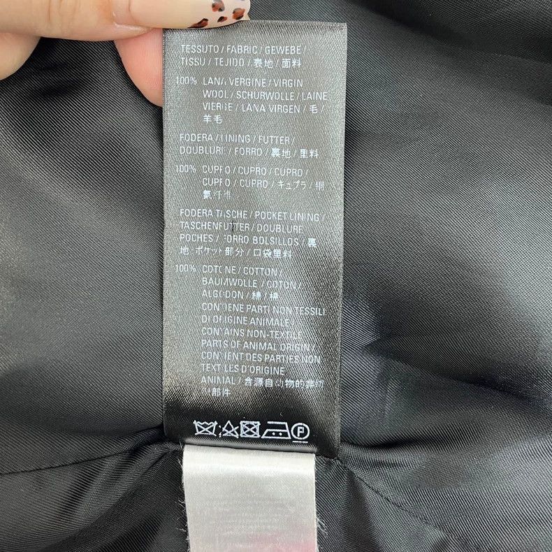 Balenciaga Balenciaga grey checkered classic logo wool thin suit jacke Size US M / EU 48-50 / 2 - 6 Thumbnail