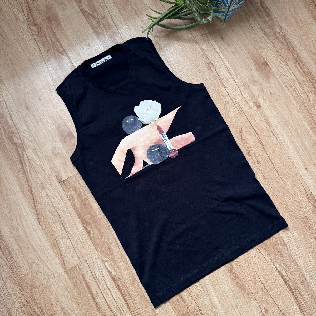 Acne Studios Acne Studios Bye B Blur SS15 Sleeves Shirt Tank Top Size US S / EU 44-46 / 1 - 2 Thumbnail