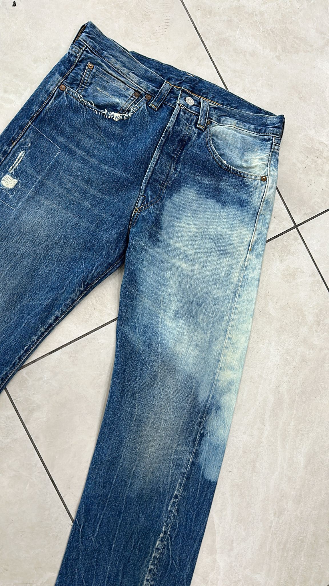 Levi's Vintage Clothing LVC Levi's Vintage Clothing 1947 501XX BigE Selvedge Jeans Size US 31 - 4 Thumbnail