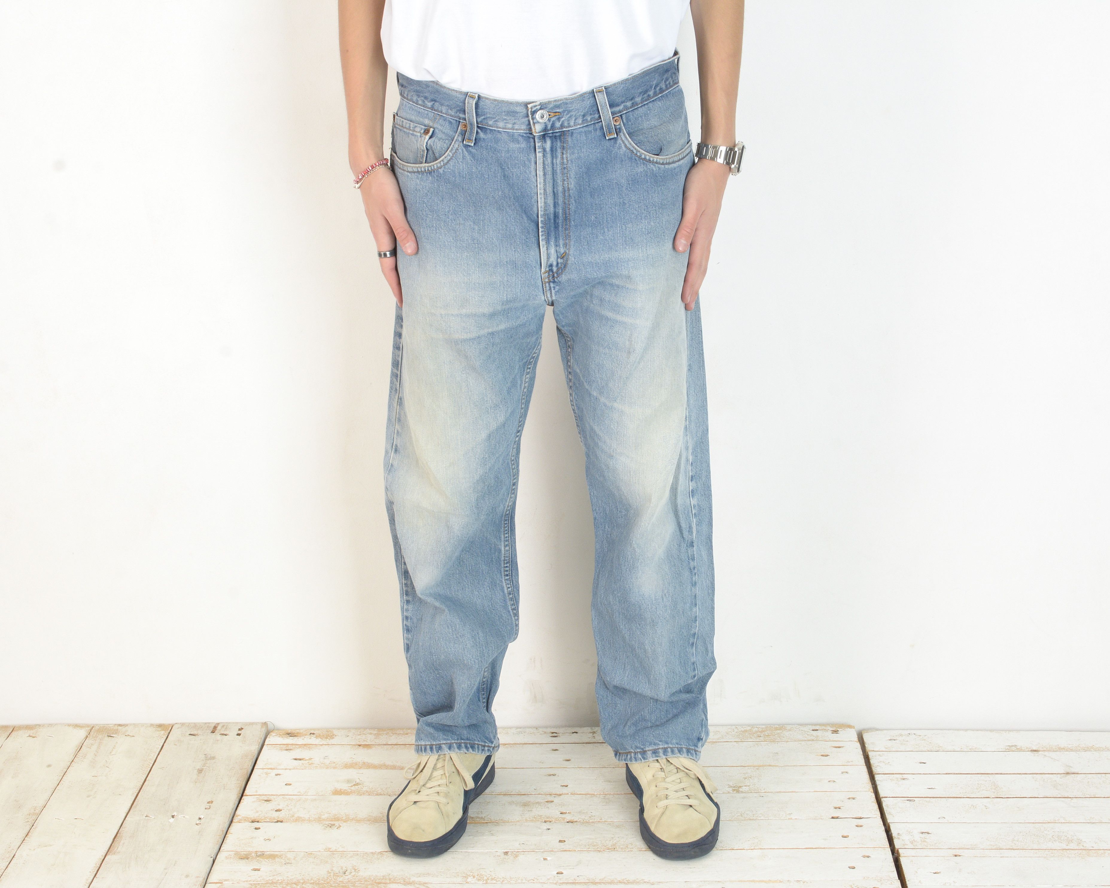 Levi's 505 Vintage W38 L29 Regular Straight Jeans Denim Brazil Size US 38 / EU 54 - 1 Thumbnail