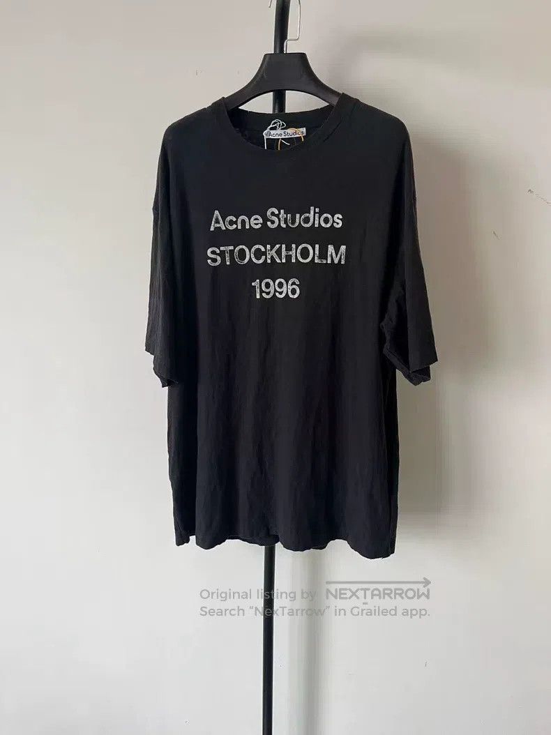 Acne Studios Acne Studios 1996 Series Letter Printed Crewneck Short Sle Size US S / EU 44-46 / 1 - 1 Thumbnail