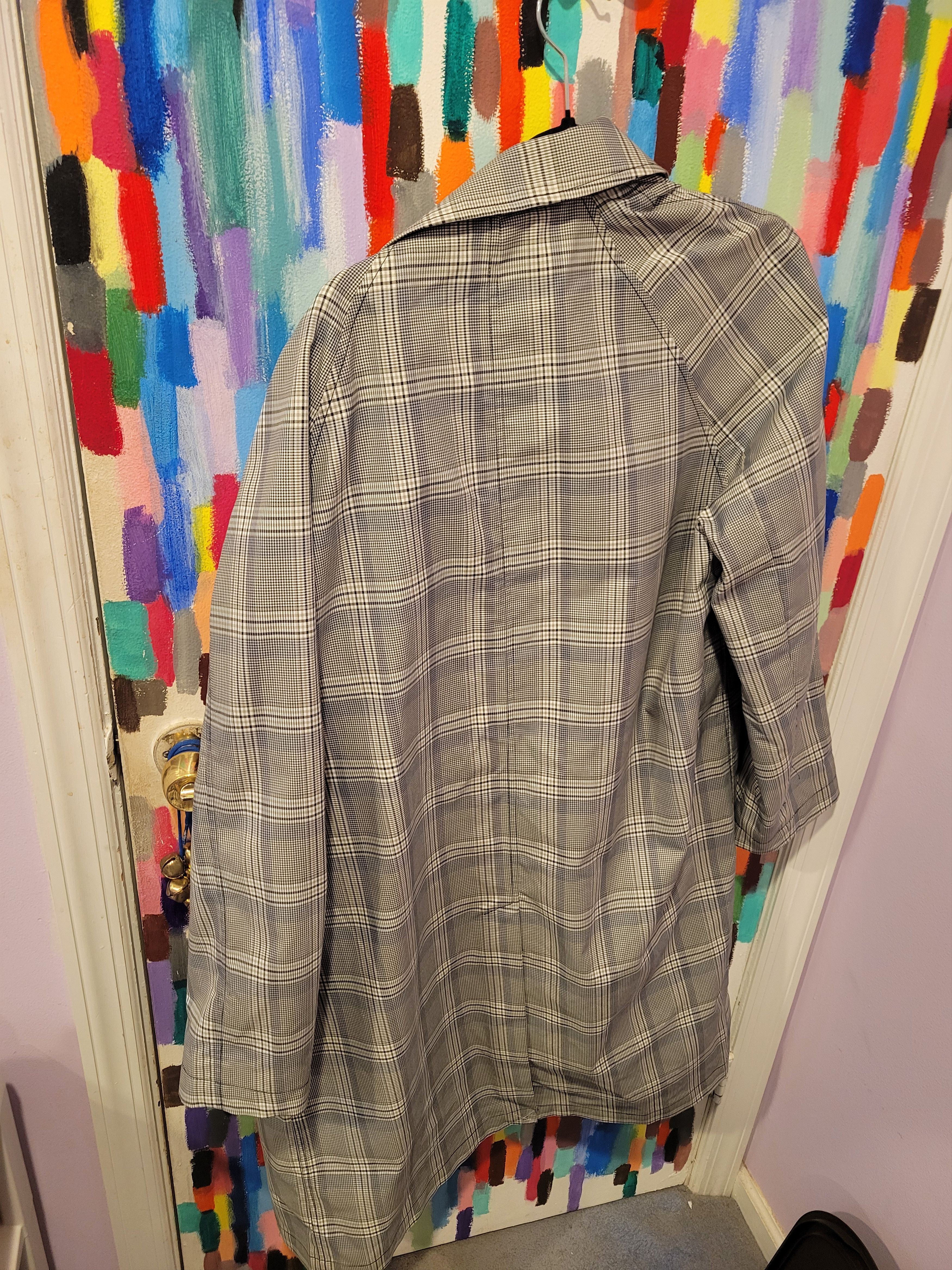 Club Monaco Plaid Mac Coat Manteaux Size US L / EU 52-54 / 3 - 2 Thumbnail