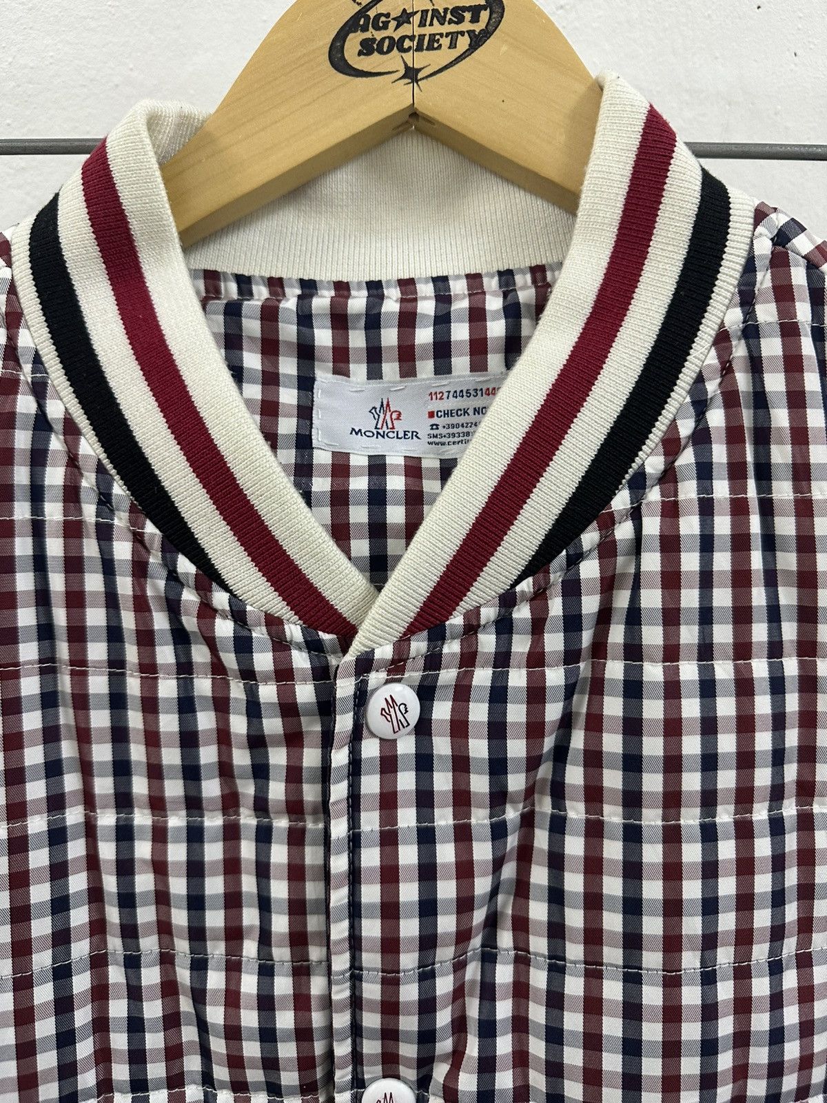 Other Parody Moncler Gingham Bomber Jacket Size US M / EU 48-50 / 2 - 8 Thumbnail