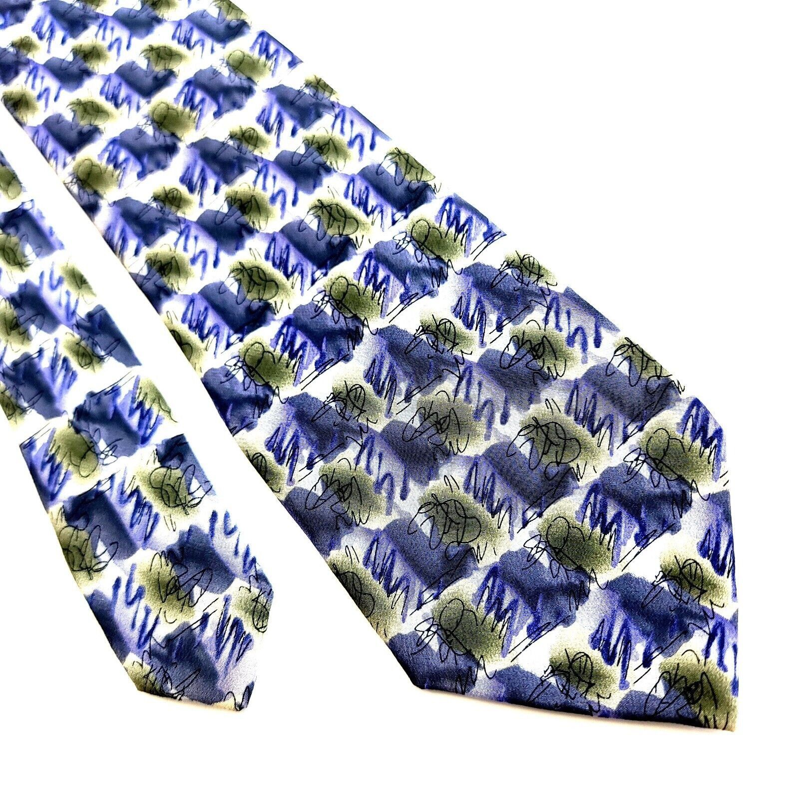 Croft & Barrow Croft & Barrow Blue Green Abstract Geometric Short Print Sil Size ONE SIZE - 1 Thumbnail