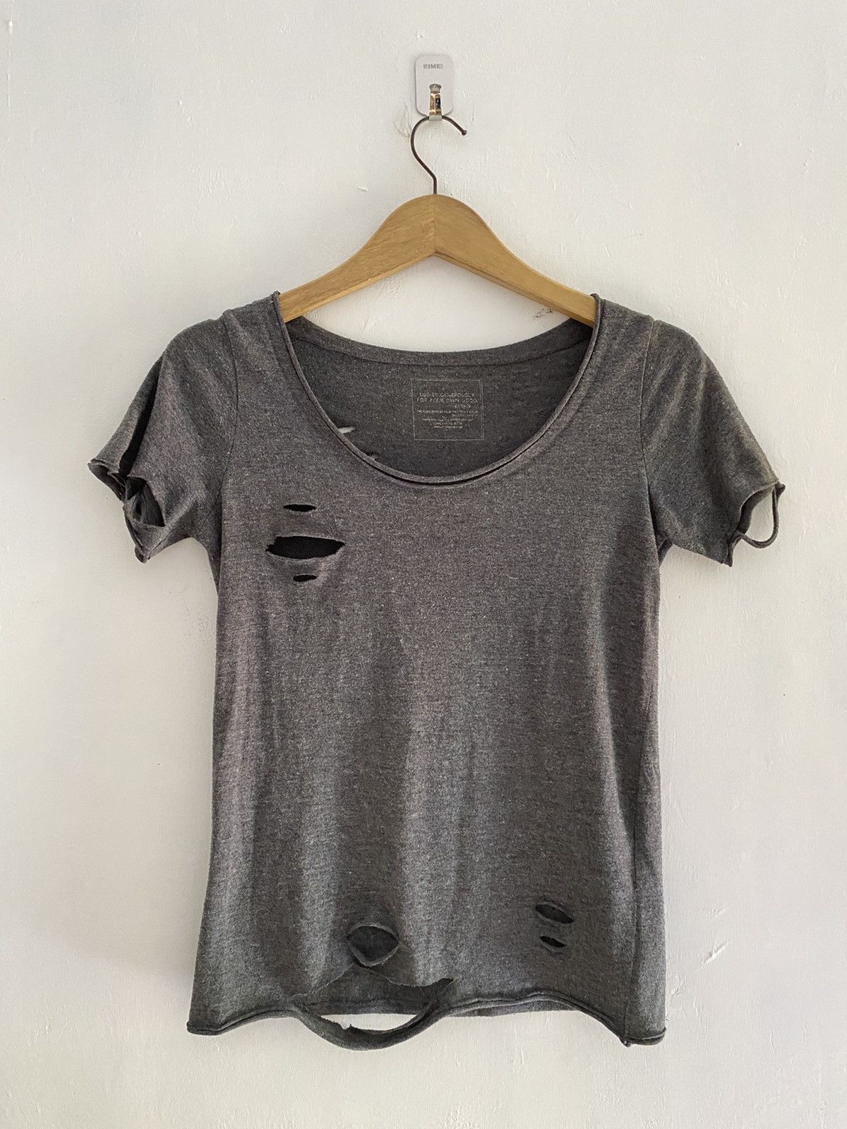 If Six Was Nine × Japanese Brand × Le Grande Bleu (L.G.B.) Japanese heather ifsixwasnine style distressed tee Size US M / EU 48-50 / 2 - 1 Thumbnail