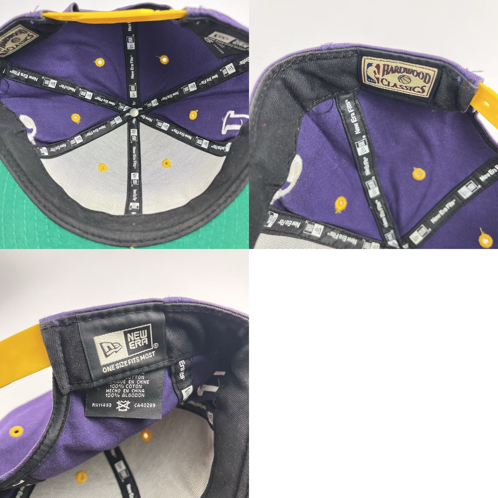 New Era New Era 59FIFTY SnapBack Los Angeles Lakers Purple Yellow One Size Fits Most Hats Mens Purple Lakers Snapback One Size Fits Most Size ONE SIZE - 8 Thumbnail