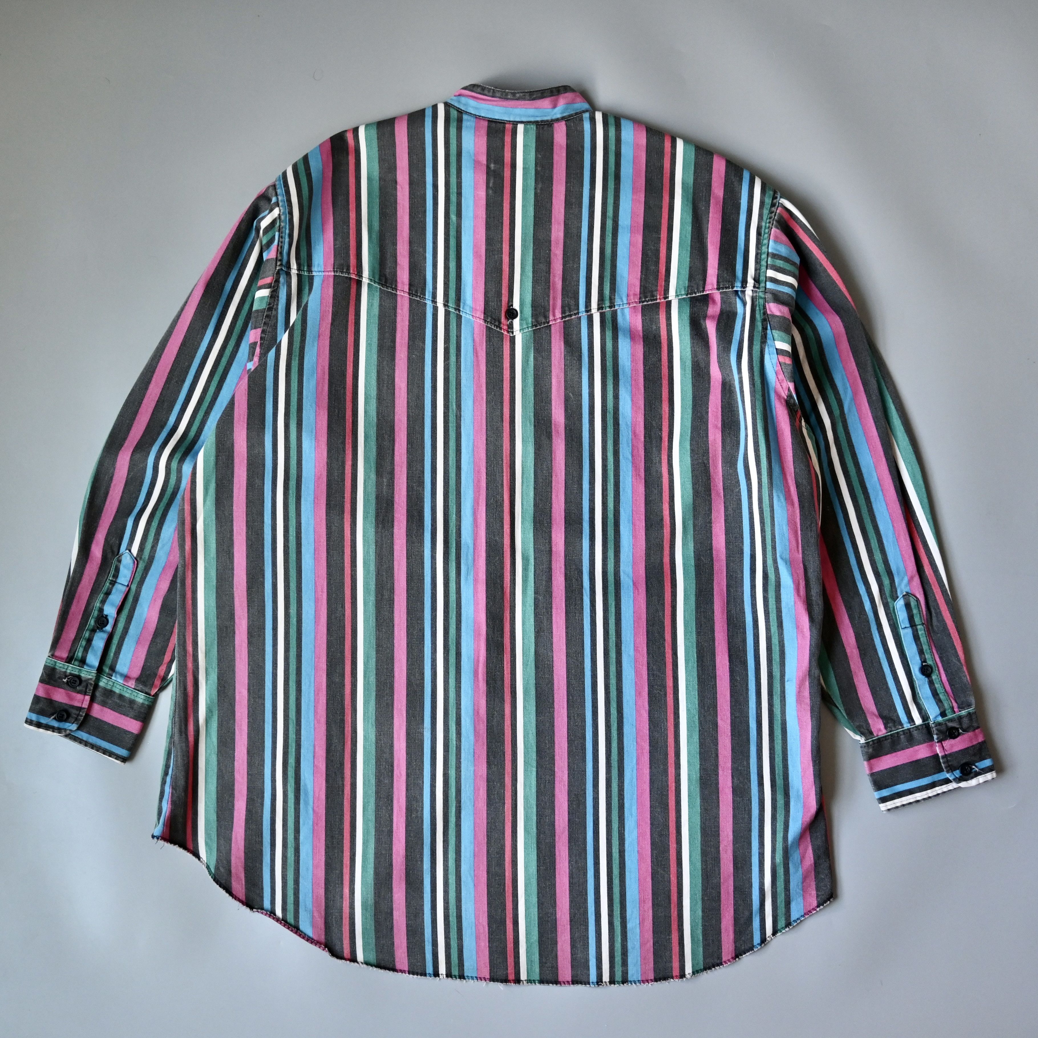 Vintage Custom collar, VTG Wrangler Brushpopper cape shirt 17.5-35 Size US XL / EU 56 / 4 - 4 Thumbnail