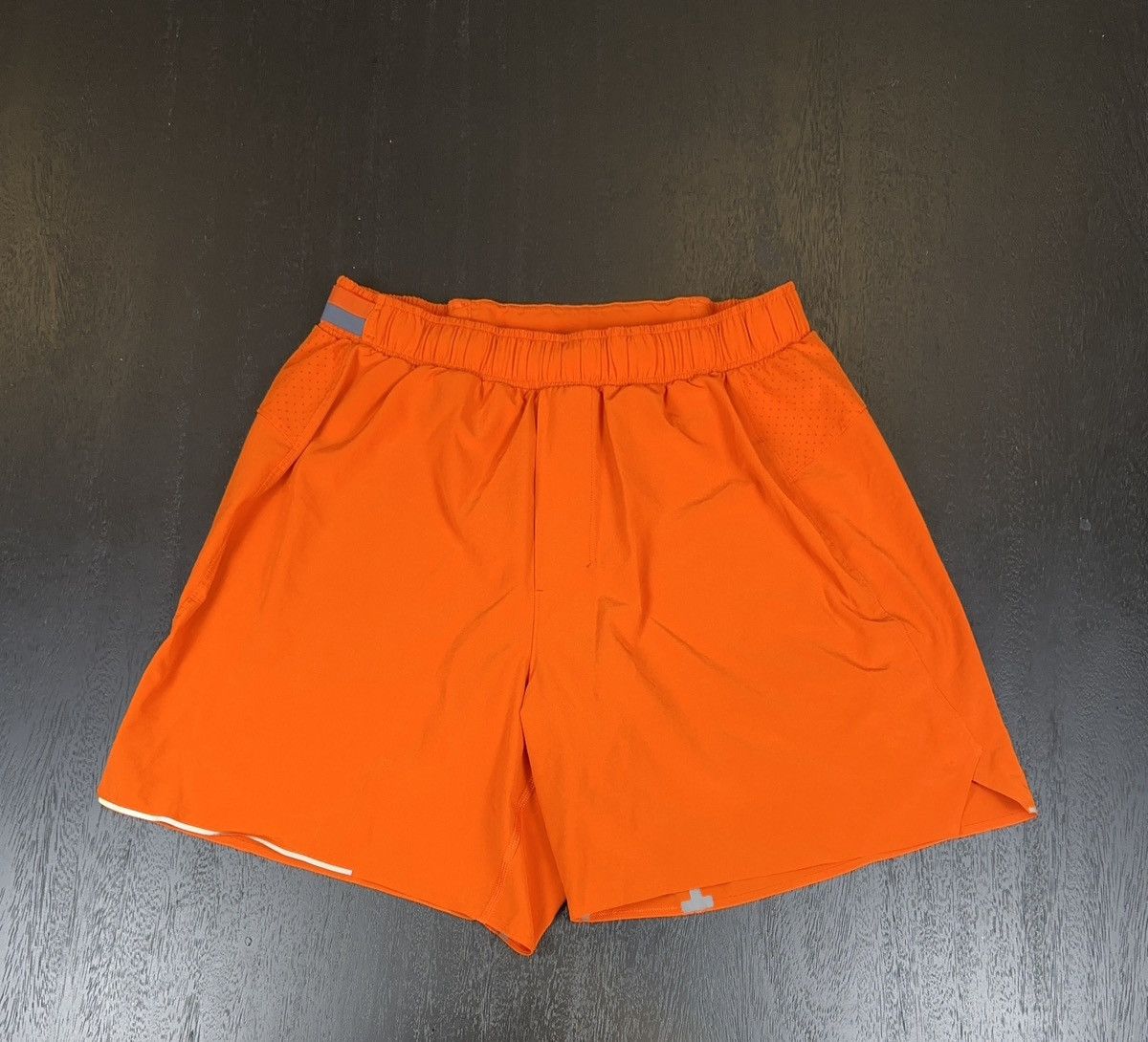 Lululemon Lululemon Fast and Free Lined Running Shorts 5” — Orange (M) Size US 30 / EU 46 - 1 Thumbnail