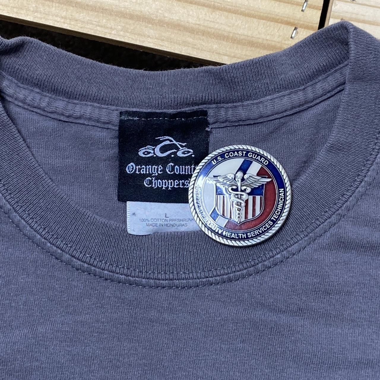 Gildan Vintage OCC Orange County Choppers Gray Biker Tee Size Large Size US L / EU 52-54 / 3 - 3 Thumbnail