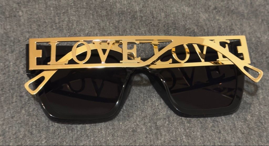 The Unbranded Brand Women's Fashion Gold Hip-Hop Sunglasses Hu Size ONE SIZE - 2 Thumbnail