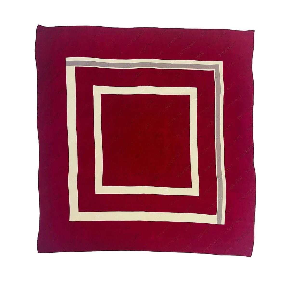 Vintage × Yves Saint Laurent YVES SAINT LAURENT SILK BANDANA NECKERCHIEF SCARF Size ONE SIZE - 2 Thumbnail
