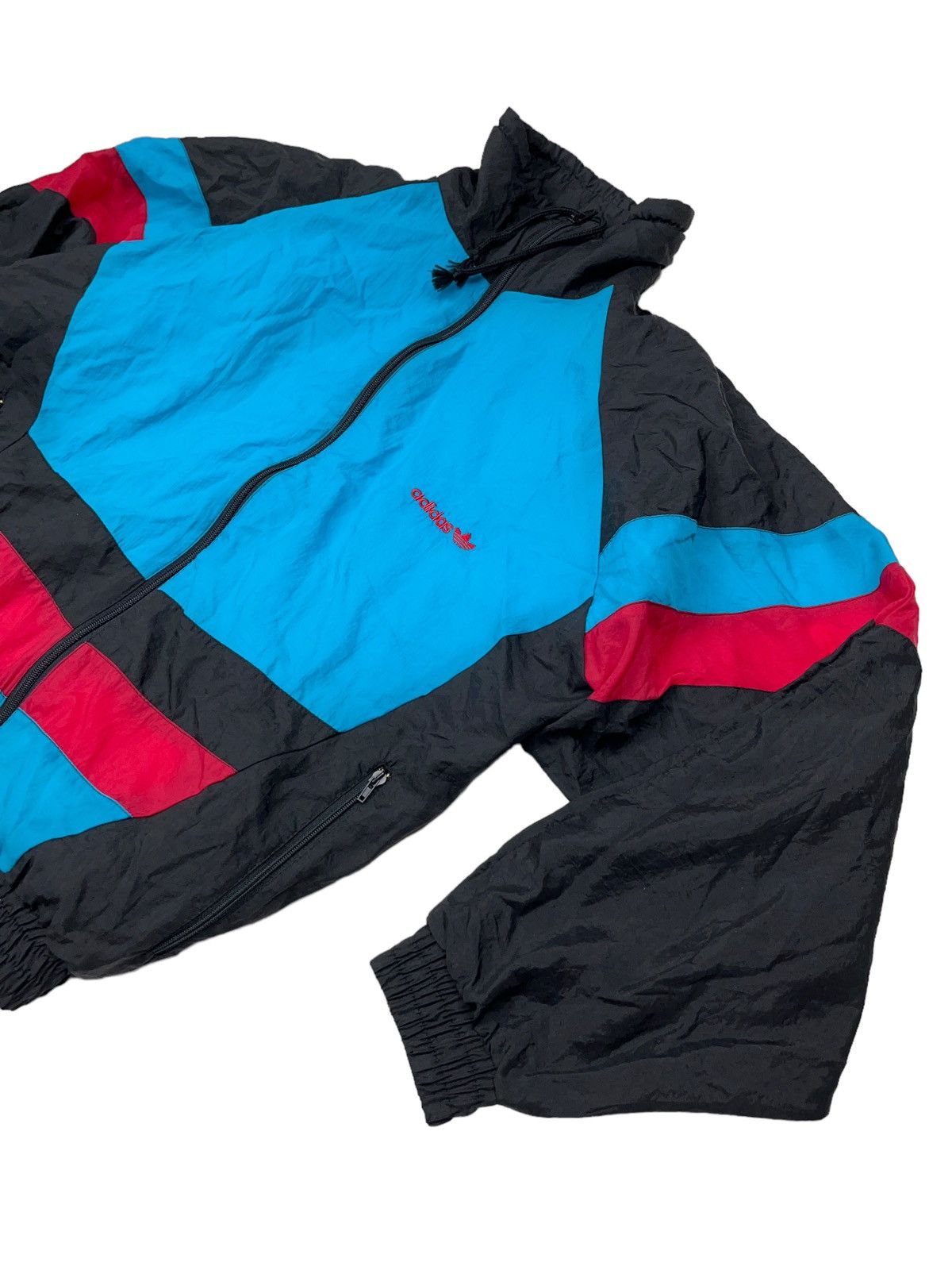 Adidas × Vintage Vintage 80s Adidas Made in West Germany Windbreaker Jacket Size US S / EU 44-46 / 1 - 5 Thumbnail
