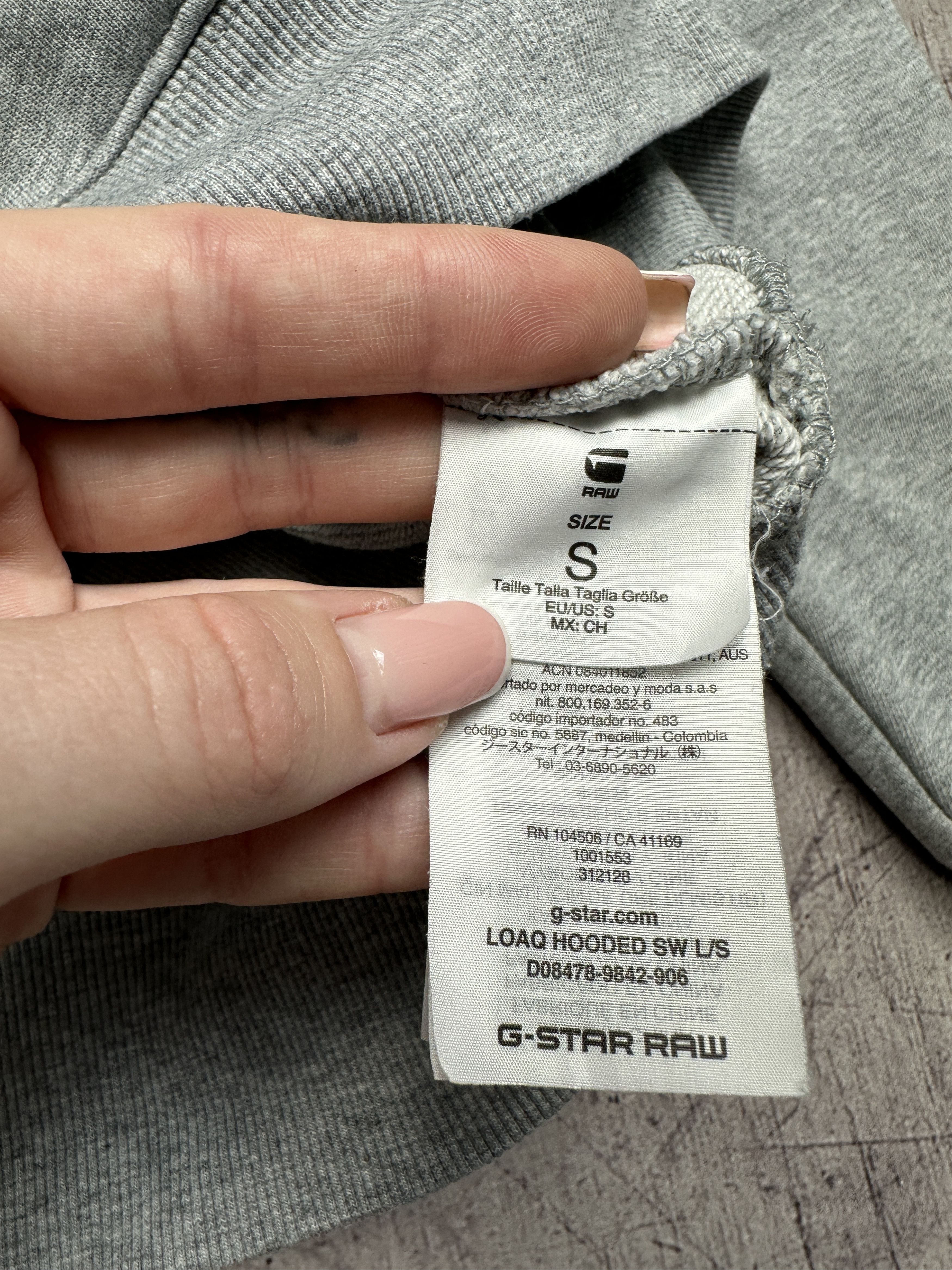 G-Star G Star Raw Mens Loaq Hooded Sweatshirt Hoodie Size US S / EU 44-46 / 1 - 6 Thumbnail