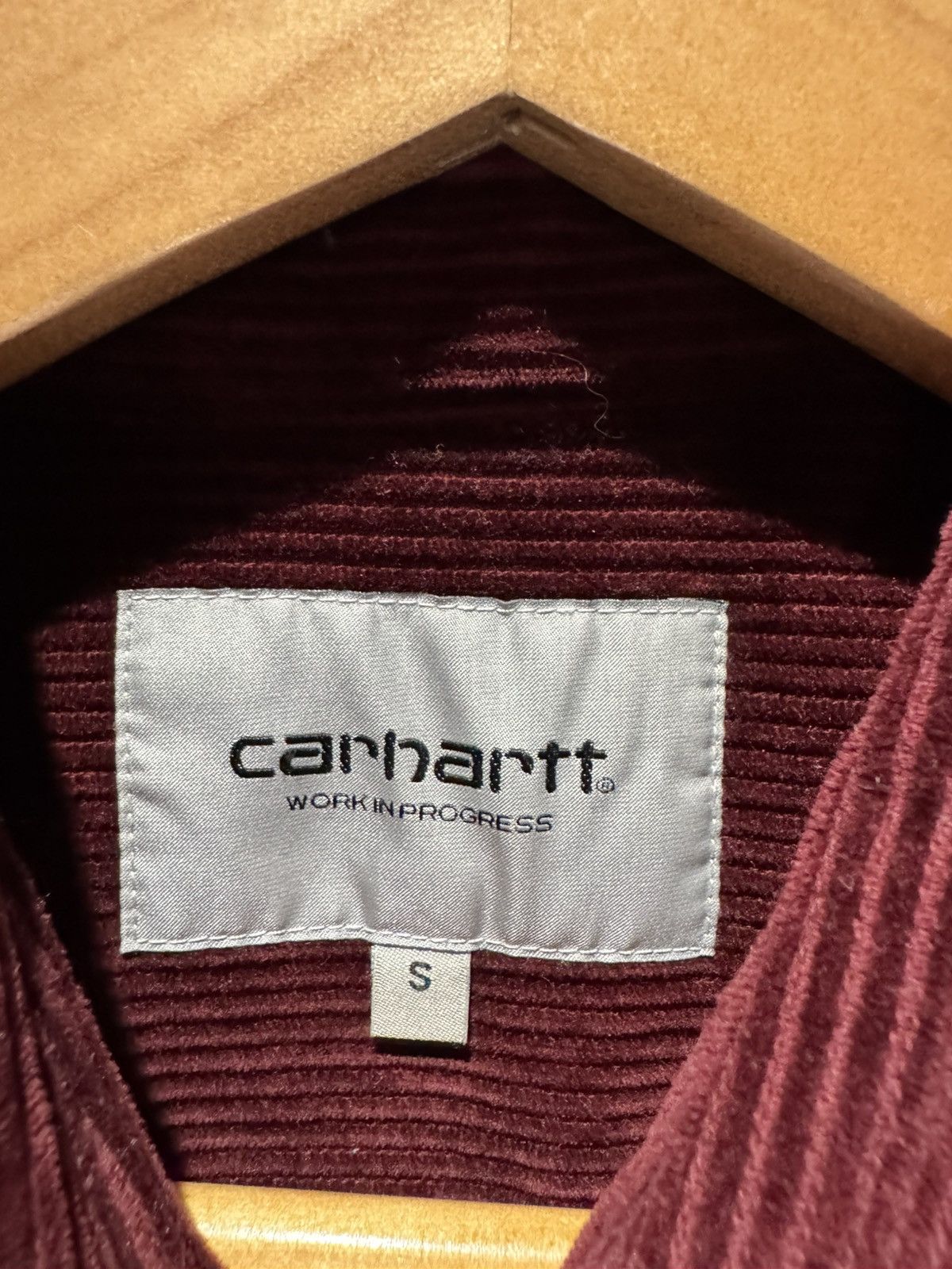 Carhartt Burgundy Carhartt Corduroy Button Up Shirt Thick Soft Medium Size US M / EU 48-50 / 2 - 3 Thumbnail
