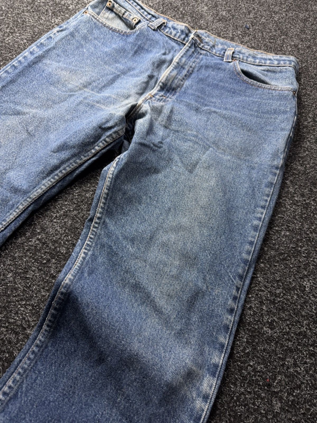Levi's Vintage Clothing Archive Vintage 90s Levi’s 517 Made in USA Bootcut Jeans Size US 35 - 8 Thumbnail